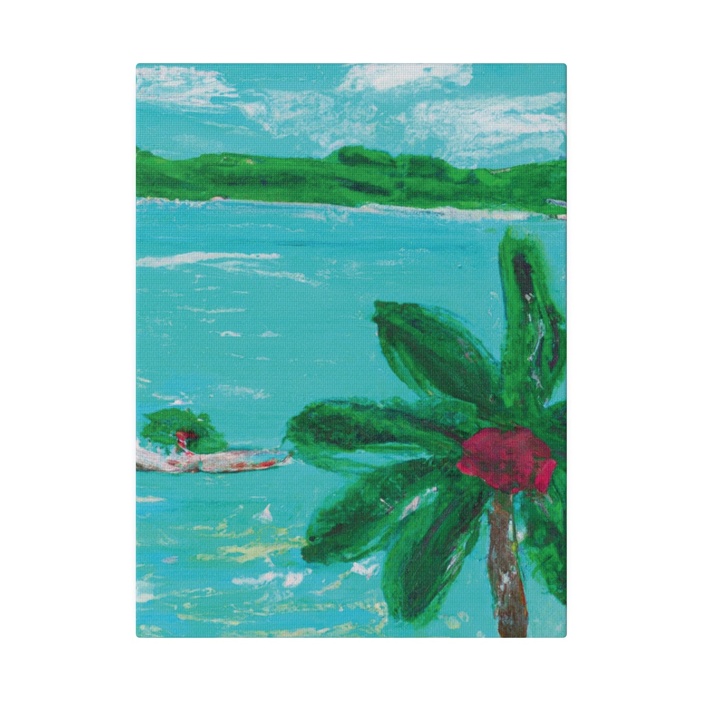 5627Q - Bahamas Ocean Painting Print | Bahamas | Ocean | Beach | Poster | Home Decor | Wall Art | Canvas