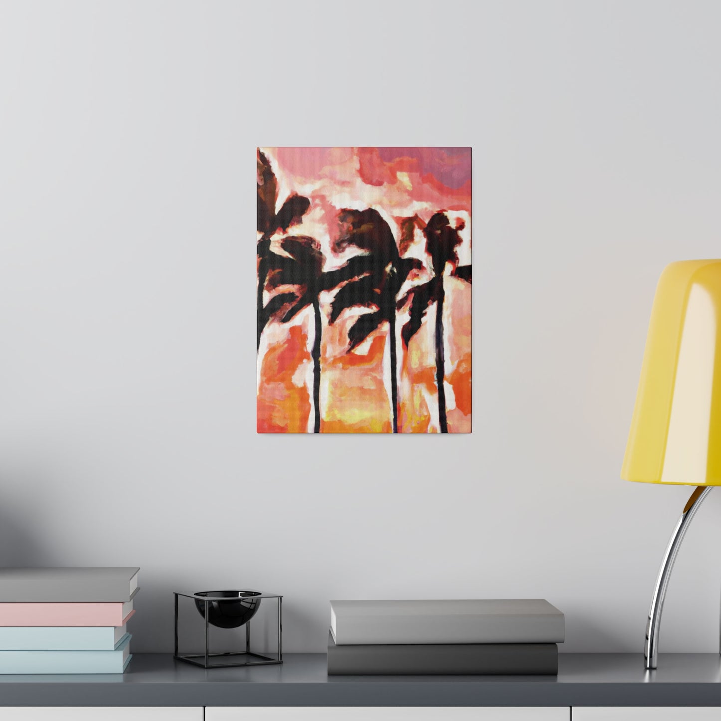 6129V - Miami Beach Sunset Painting Print | Miami | Beach | Sunset | Poster | Home Decor | Wall Art | Canvas