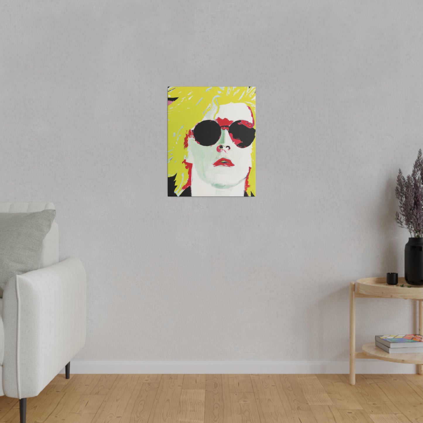 6289X - Rockstar Painting Print | Face | Abstract | Poster | Home Decor | Wall Art | Music Art | Canvas