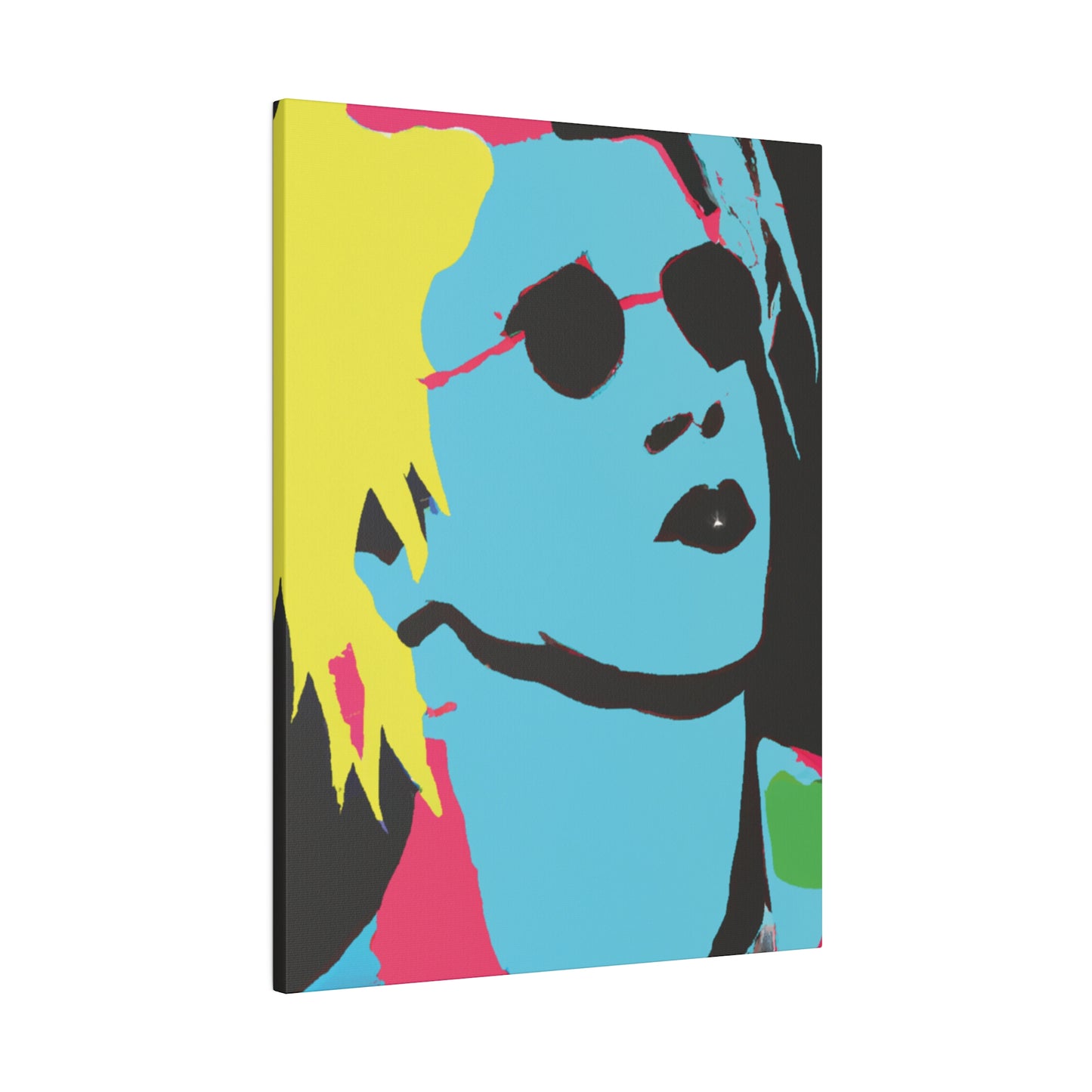 7179A - Rockstar Painting Print | Face | Abstract | Poster | Home Decor | Wall Art | Music Art | Canvas