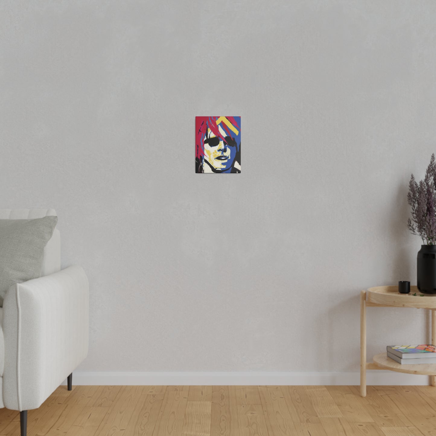 9537K - Rockstar Painting Print | Face | Abstract | Poster | Home Decor | Wall Art | Music Art | Canvas