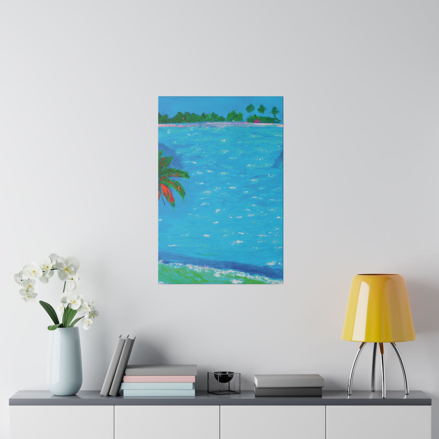 5286G - Bahamas Ocean Painting Print | Bahamas | Ocean | Beach | Poster | Home Decor | Wall Art | Canvas