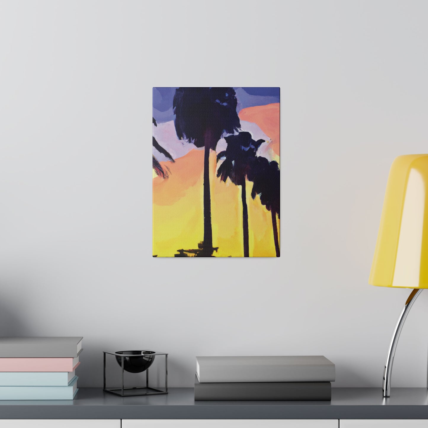 8023Y - Miami Beach Sunset Painting Print | Miami | Beach | Sunset | Poster | Home Decor | Wall Art | Canvas