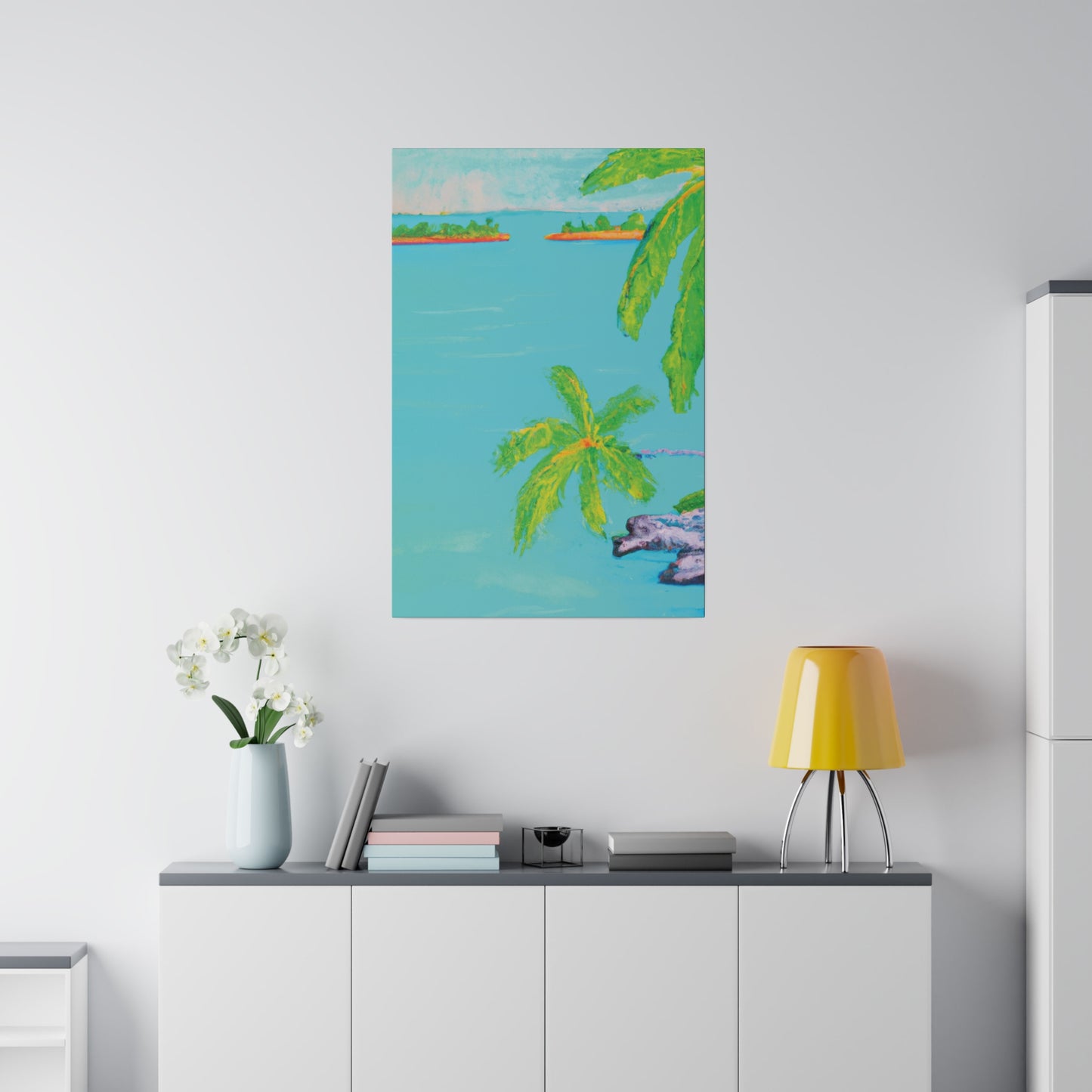 8932V - Bahamas Ocean Painting Print | Bahamas | Ocean | Beach | Poster | Home Decor | Wall Art | Canvas