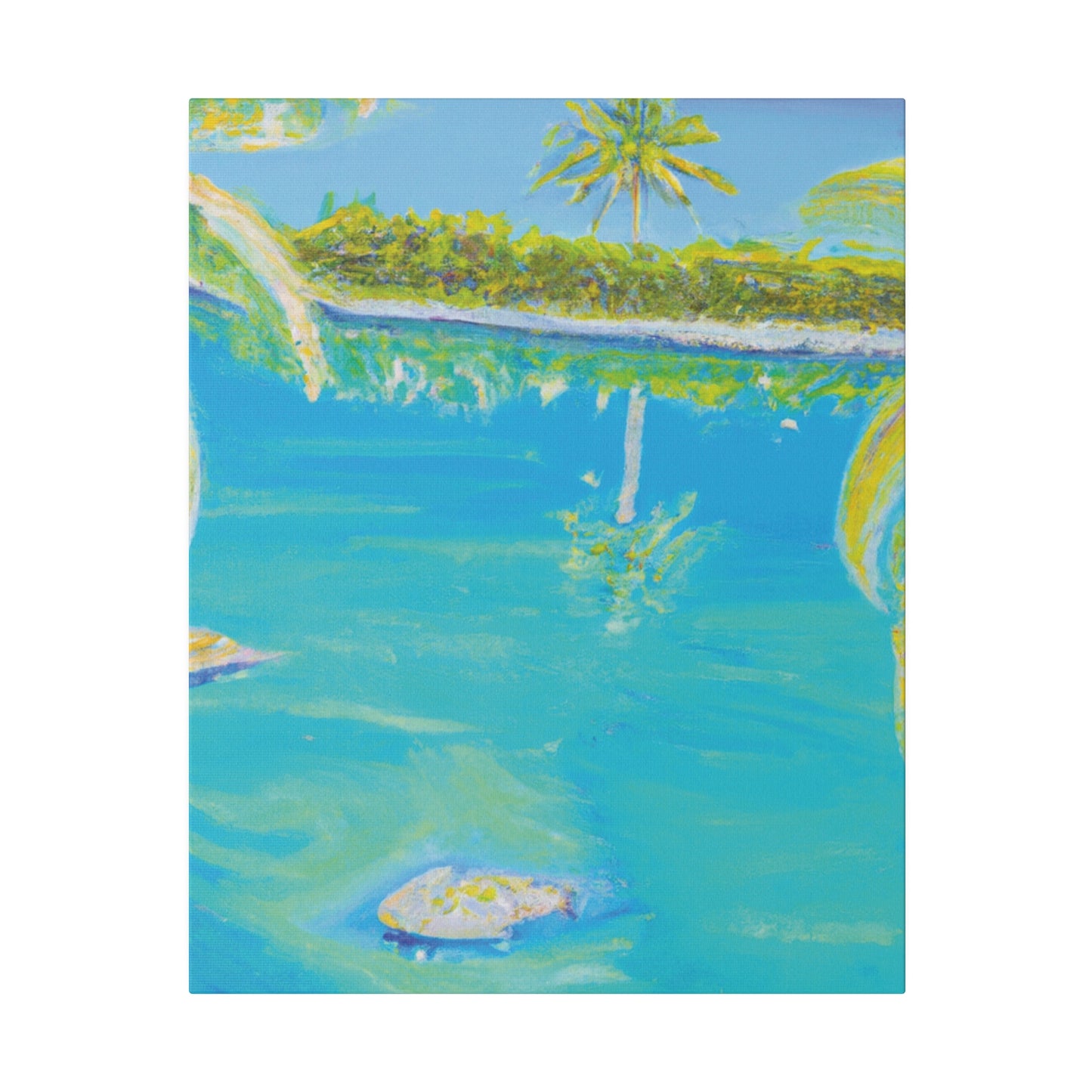 9546V - Bahamas Ocean Painting Print | Bahamas | Ocean | Beach | Poster | Home Decor | Wall Art | Canvas