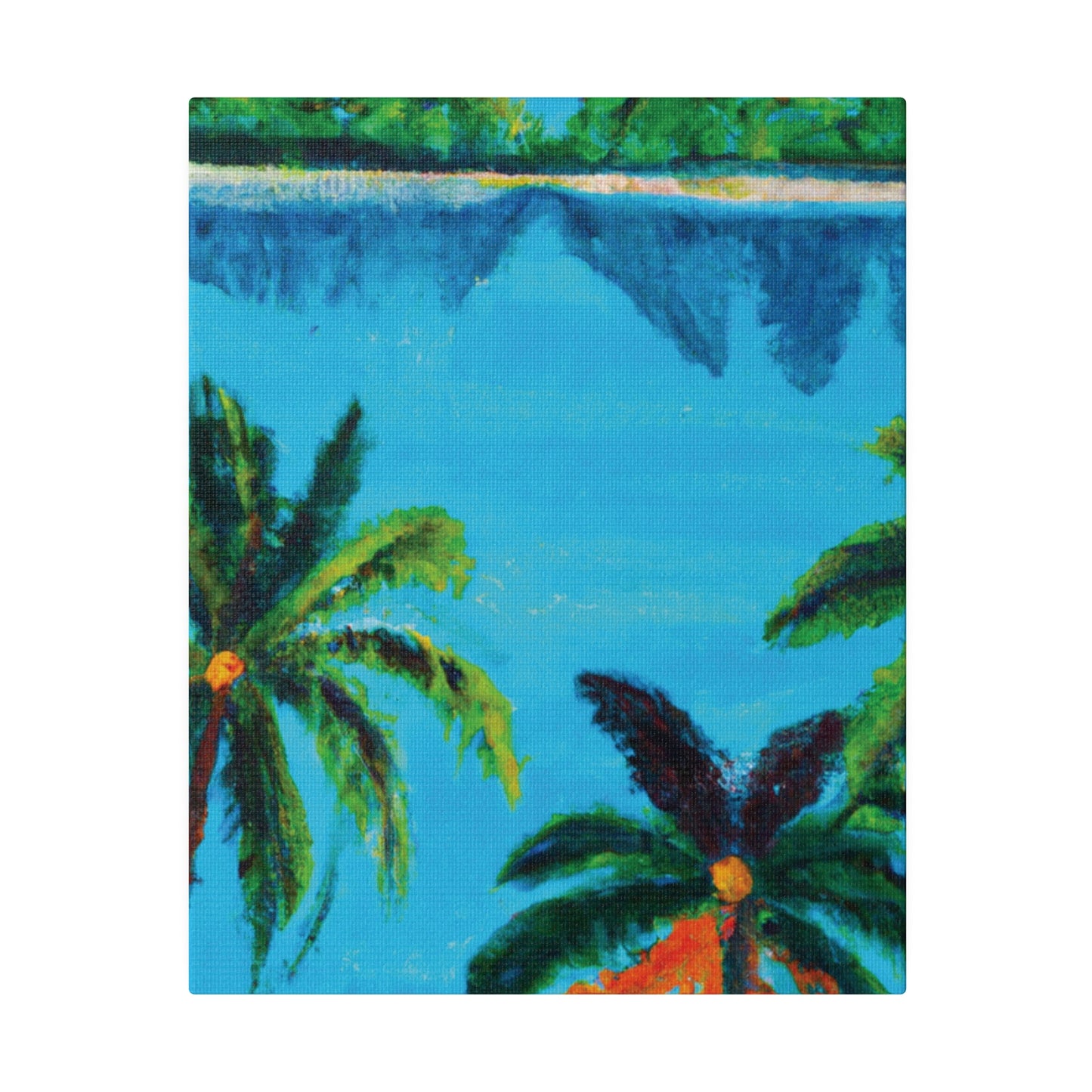 7373A - Bahamas Ocean Painting Print | Bahamas | Ocean | Beach | Poster | Home Decor | Wall Art | Canvas