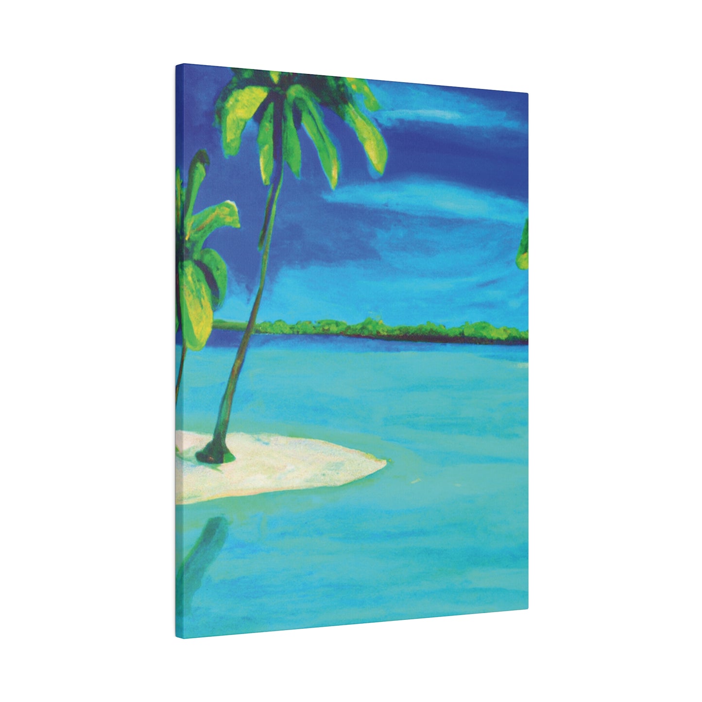 7352P - Bahamas Ocean Painting Print | Bahamas | Ocean | Beach | Poster | Home Decor | Wall Art | Canvas