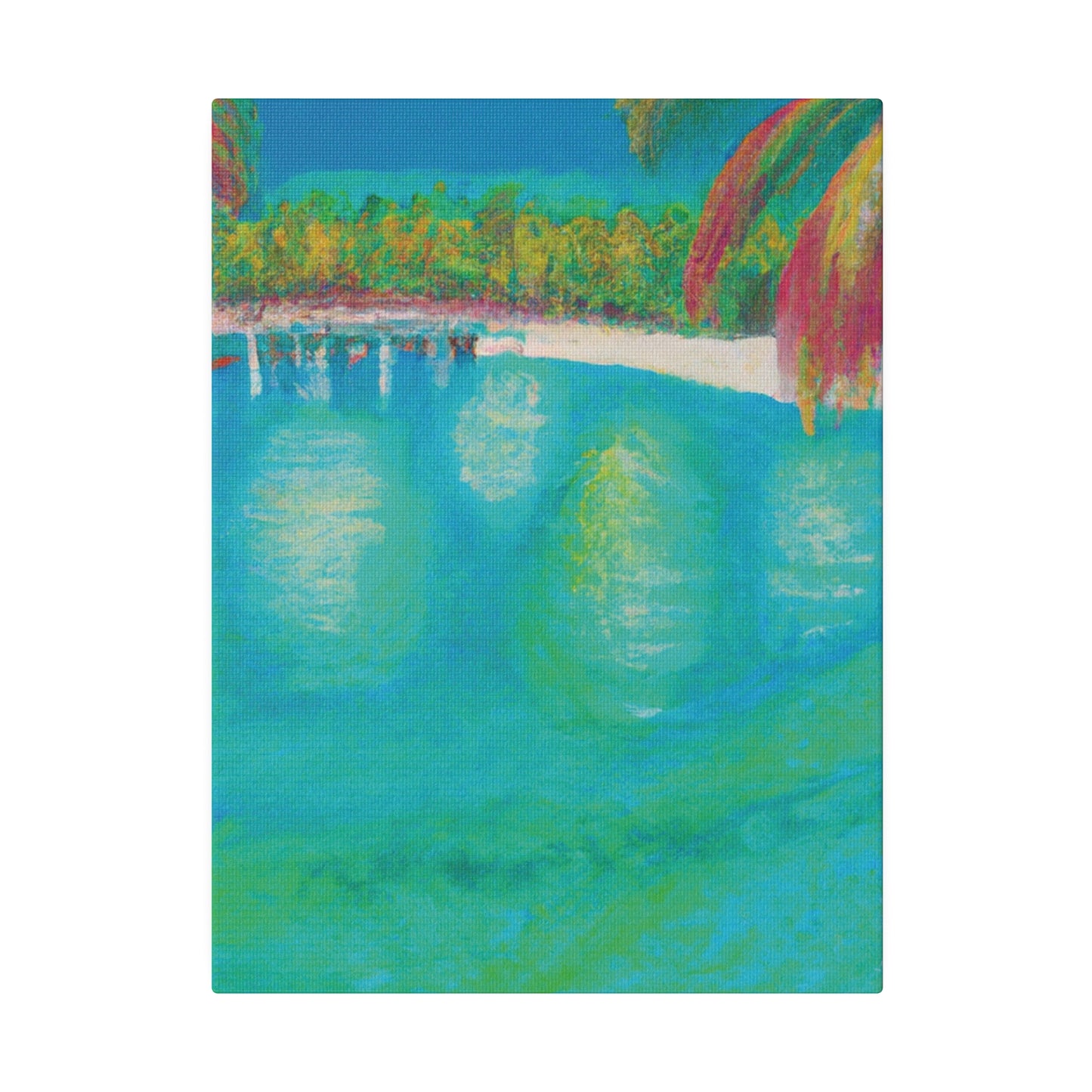 6823M - Bahamas Ocean Painting Print | Bahamas | Ocean | Beach | Poster | Home Decor | Wall Art | Canvas