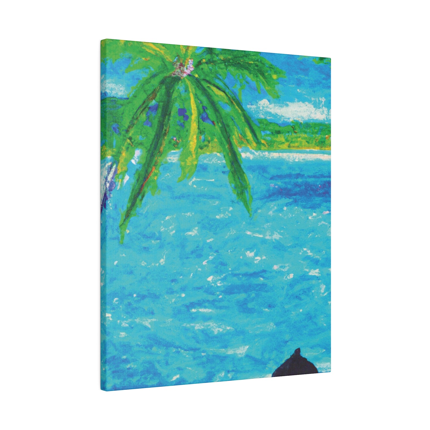7355H - Bahamas Ocean Painting Print | Bahamas | Ocean | Beach | Poster | Home Decor | Wall Art | Canvas