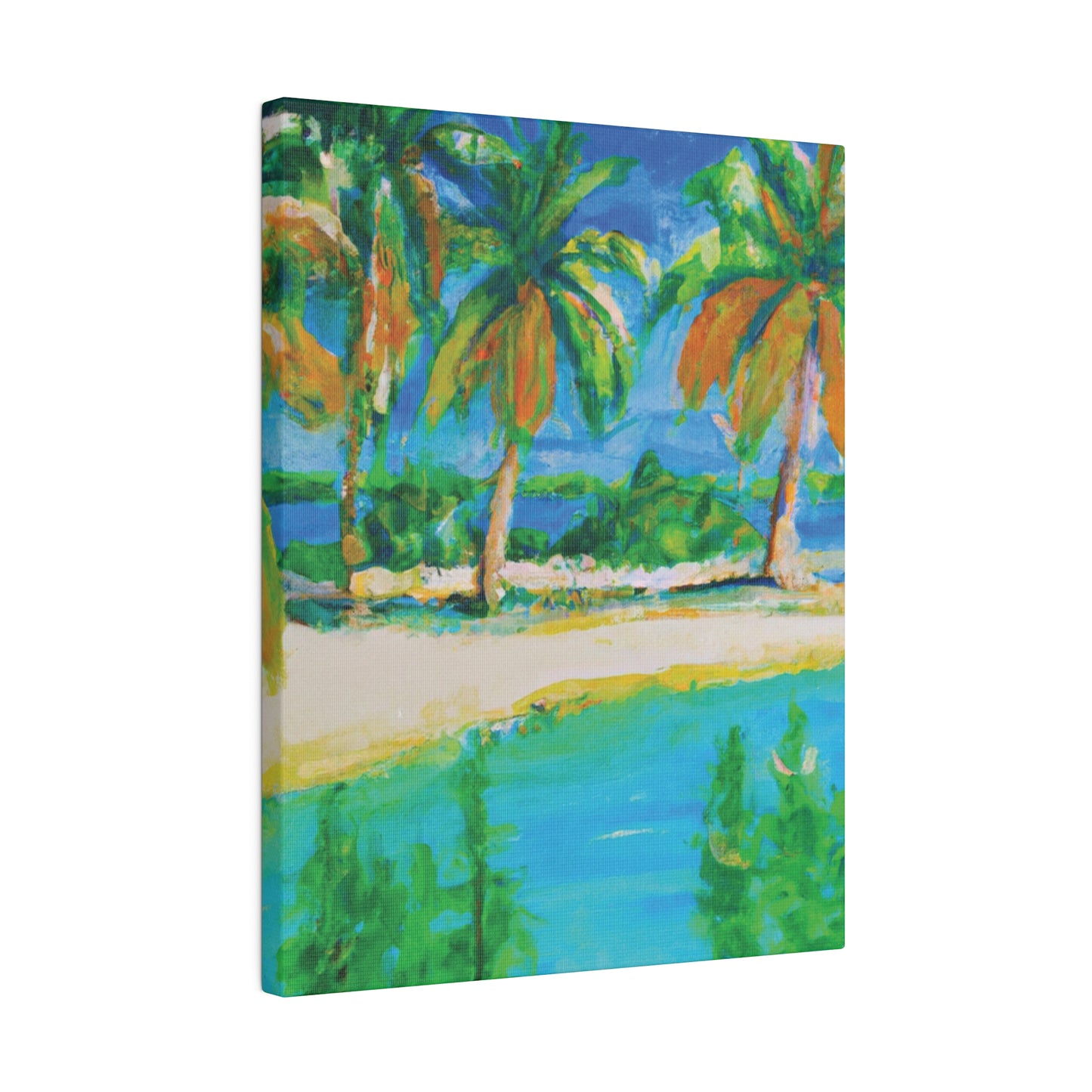 8576A - Bahamas Ocean Painting Print | Bahamas | Ocean | Beach | Poster | Home Decor | Wall Art | Canvas