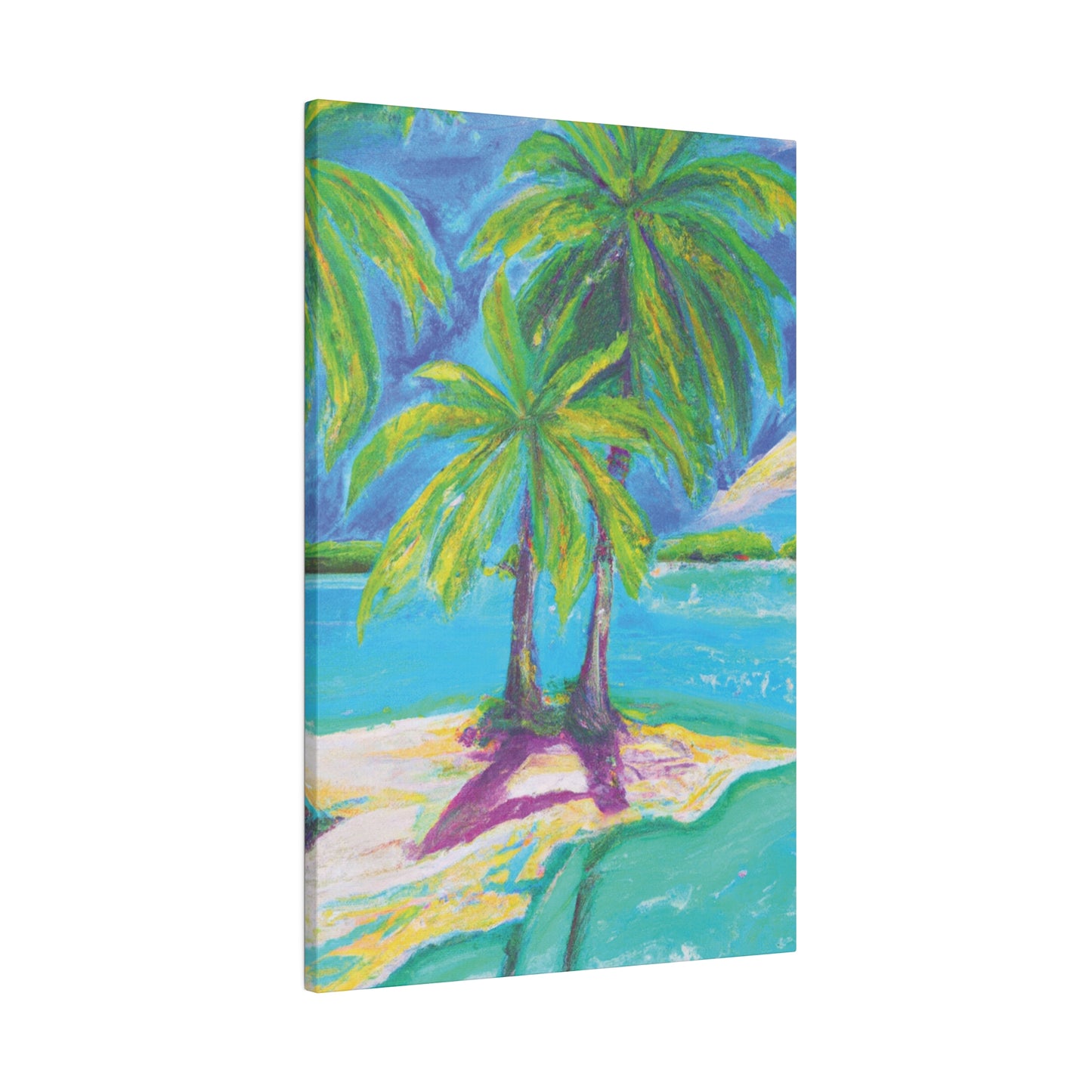 6632P - Bahamas Ocean Painting Print | Bahamas | Ocean | Beach | Poster | Home Decor | Wall Art | Canvas