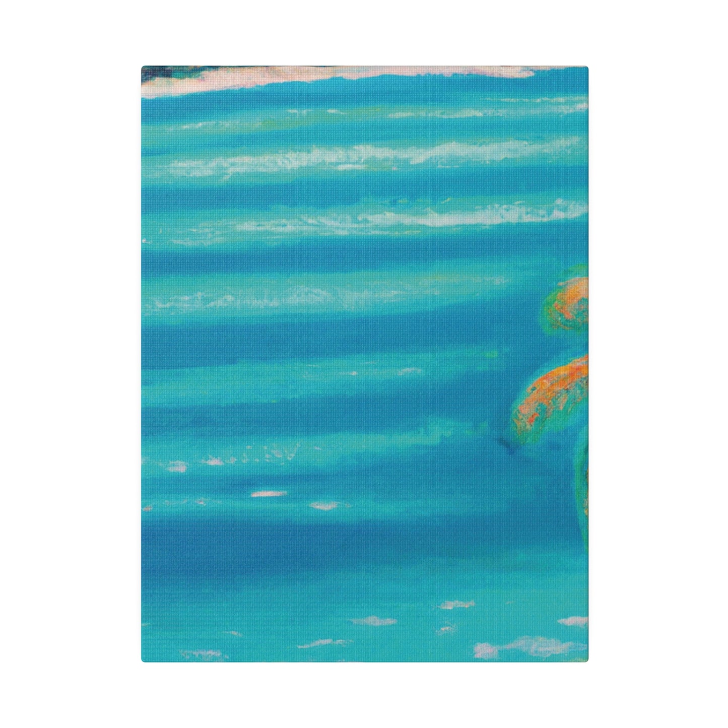 8745H - Bahamas Ocean Painting Print | Bahamas | Ocean | Beach | Poster | Home Decor | Wall Art | Canvas