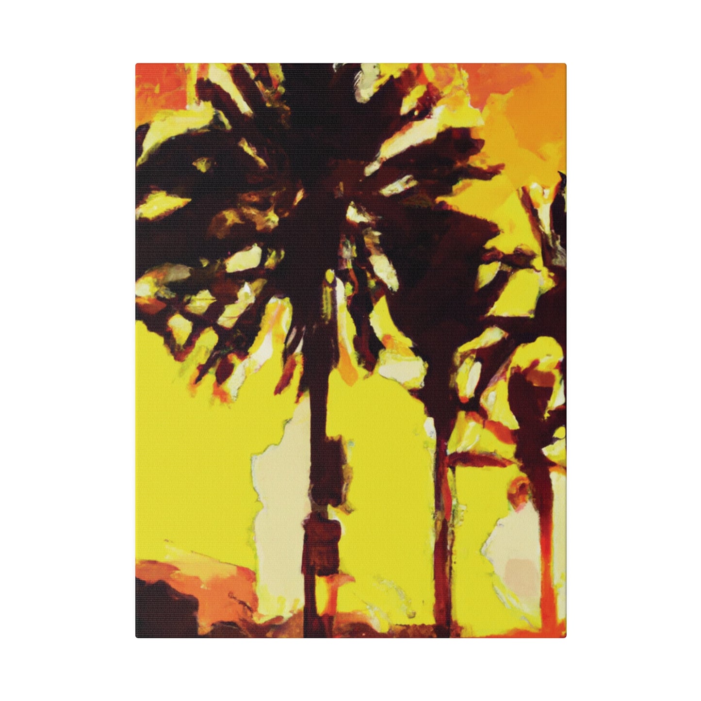 8336Q - Miami Beach Sunset Painting Print | Miami | Beach | Sunset | Poster | Home Decor | Wall Art | Canvas