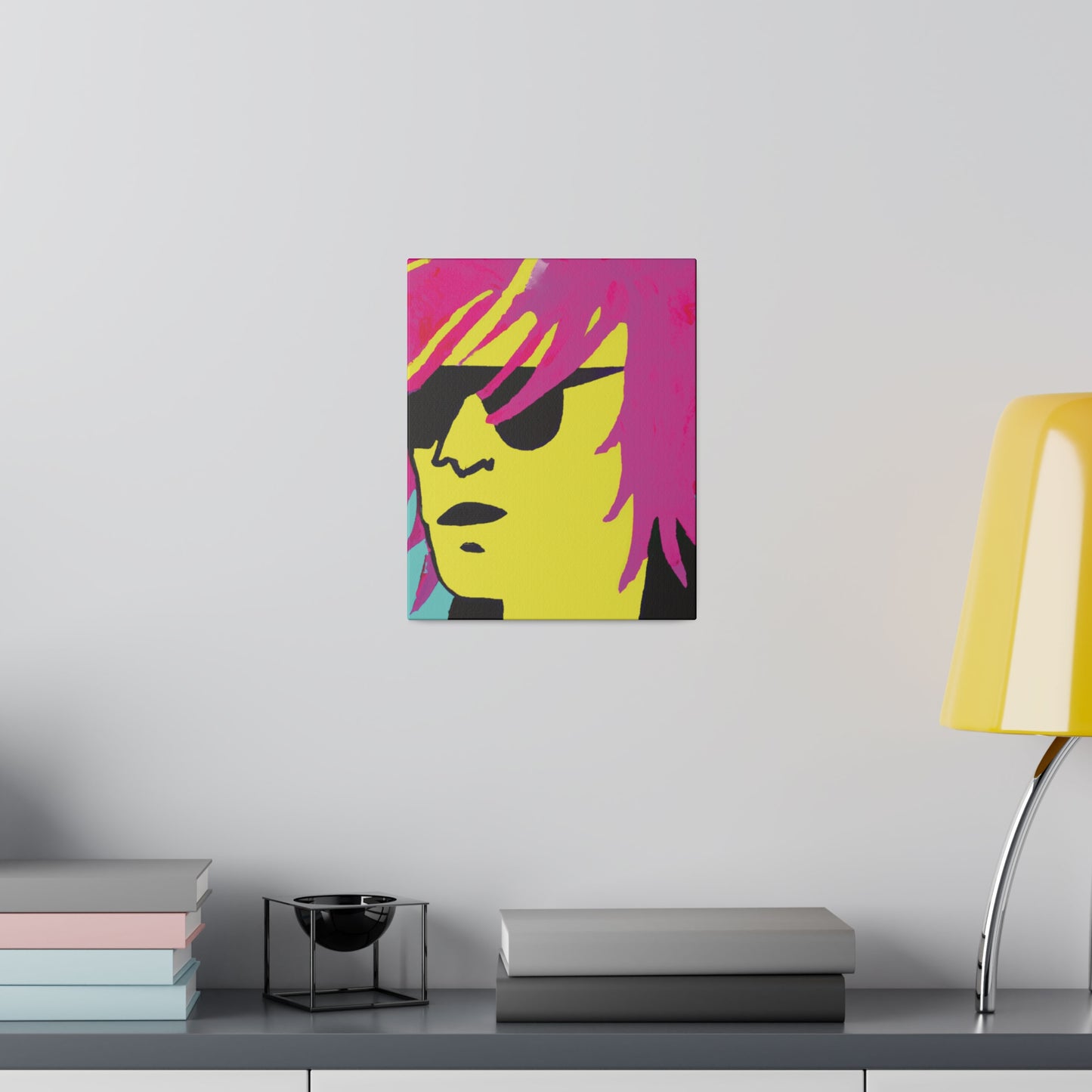 7462L - Rockstar Painting Print | Face | Abstract | Poster | Home Decor | Wall Art | Music Art | Canvas