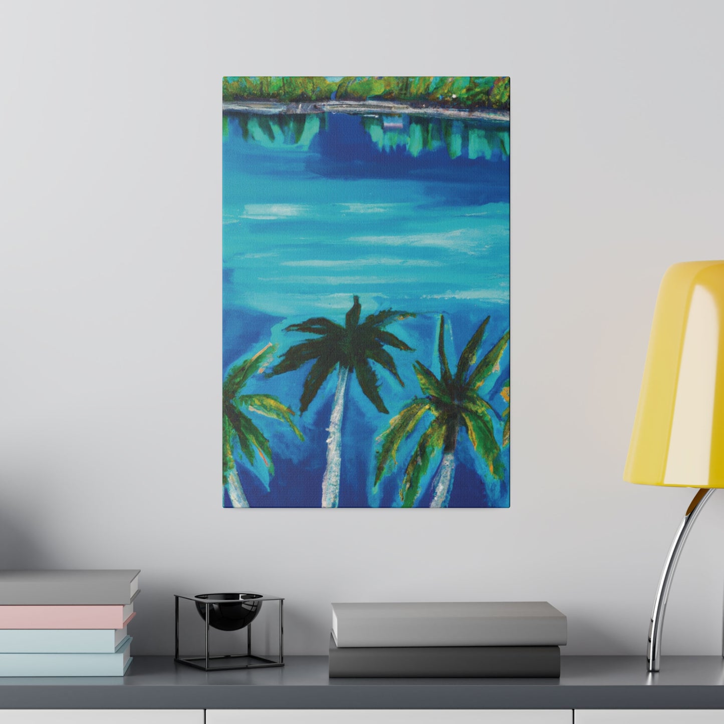 6741K - Bahamas Ocean Painting Print | Bahamas | Ocean | Beach | Poster | Home Decor | Wall Art | Canvas