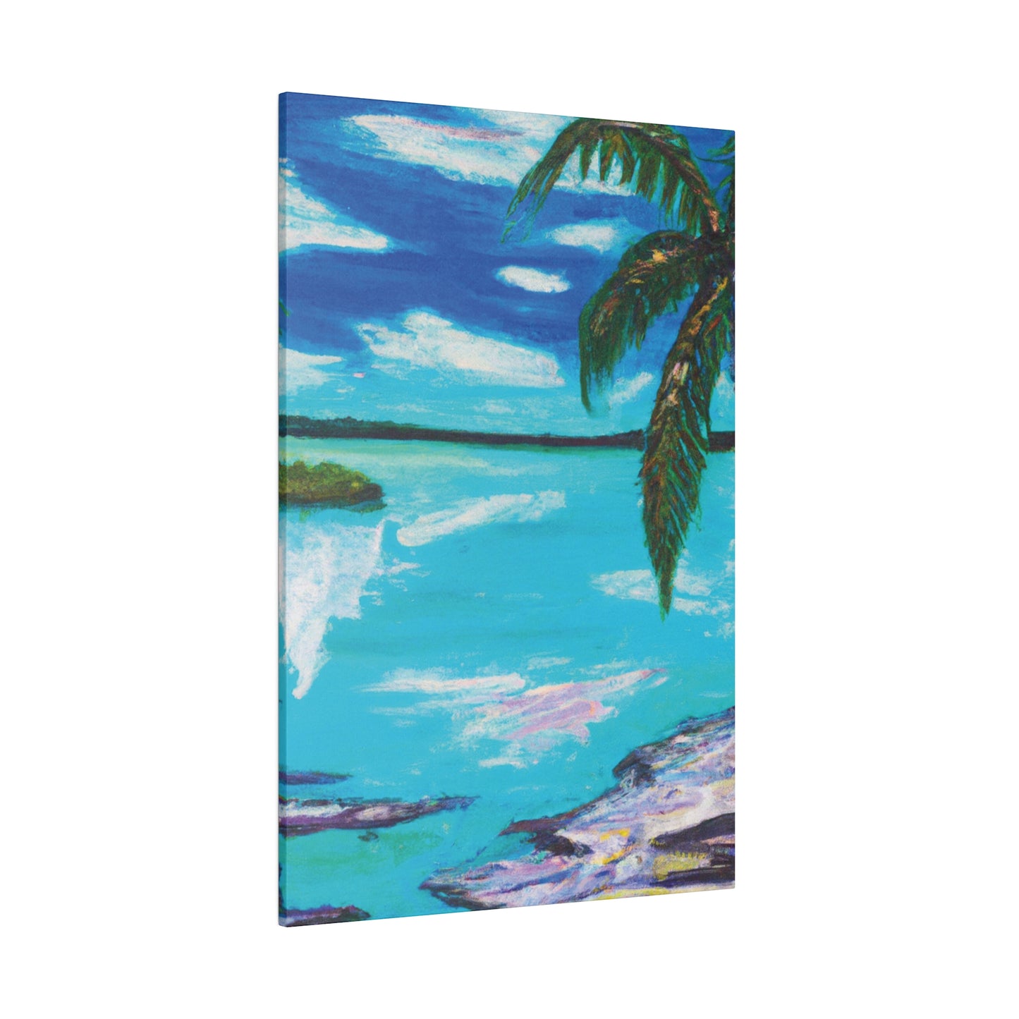 9184C - Bahamas Ocean Painting Print | Bahamas | Ocean | Beach | Poster | Home Decor | Wall Art | Canvas