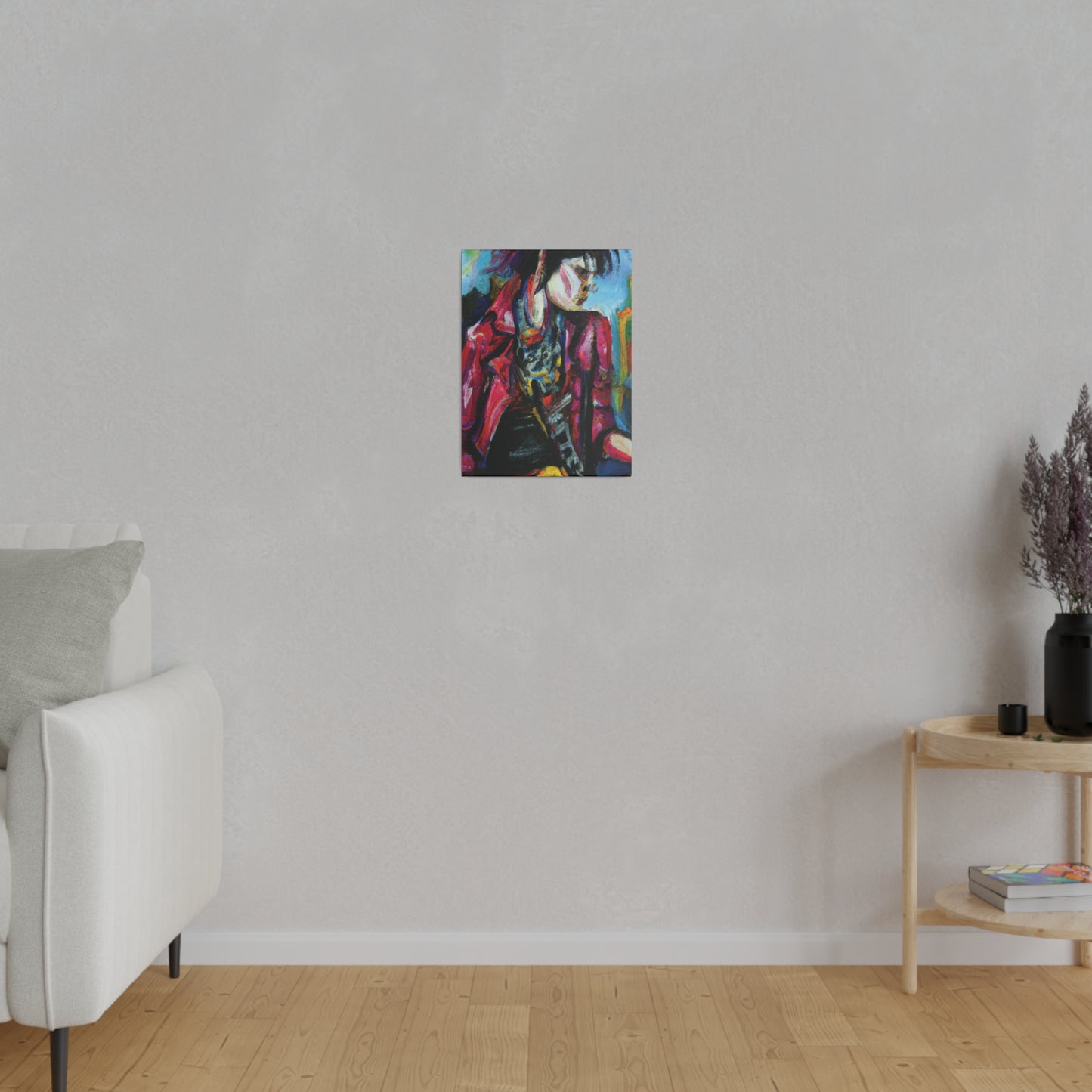 7152R - Rockstar Oil Painting Style Print | Poster | Home Decor | Wall Art | Music Art | Canvas