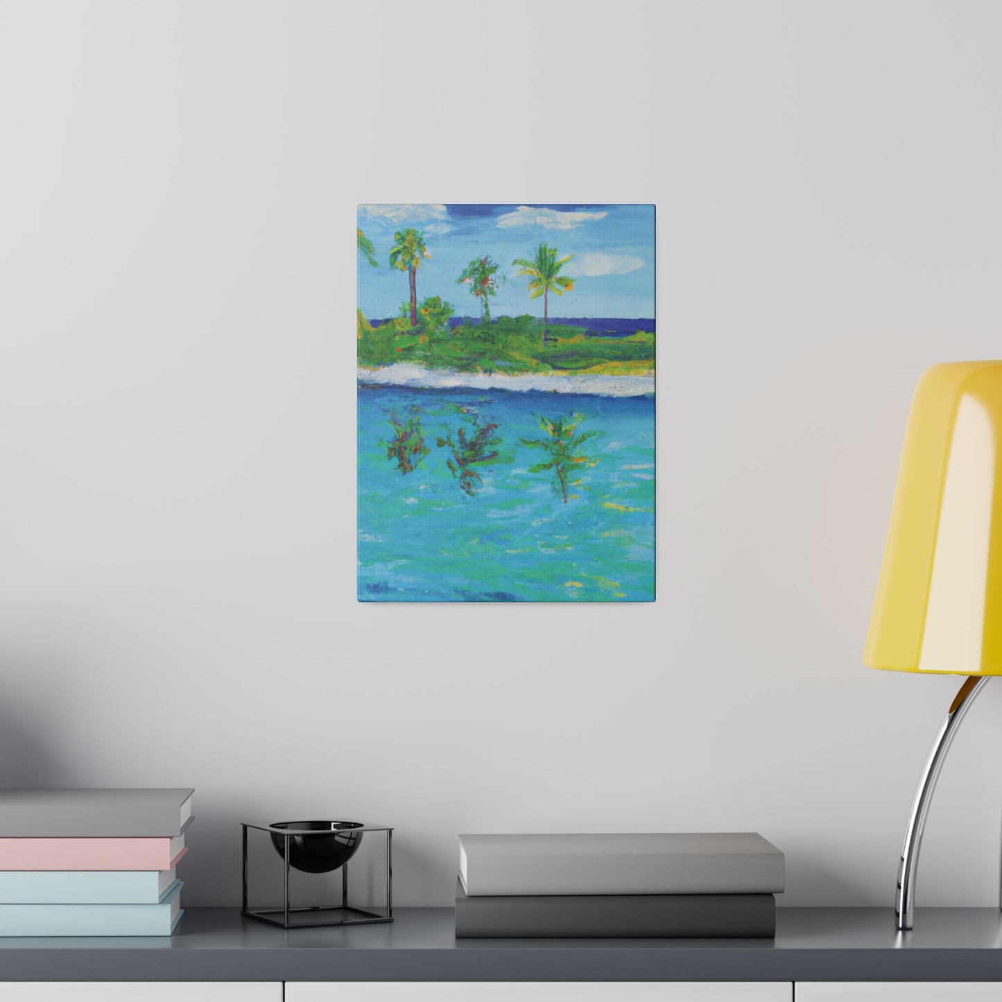 7382P - Bahamas Ocean Painting Print | Bahamas | Ocean | Beach | Poster | Home Decor | Wall Art | Canvas