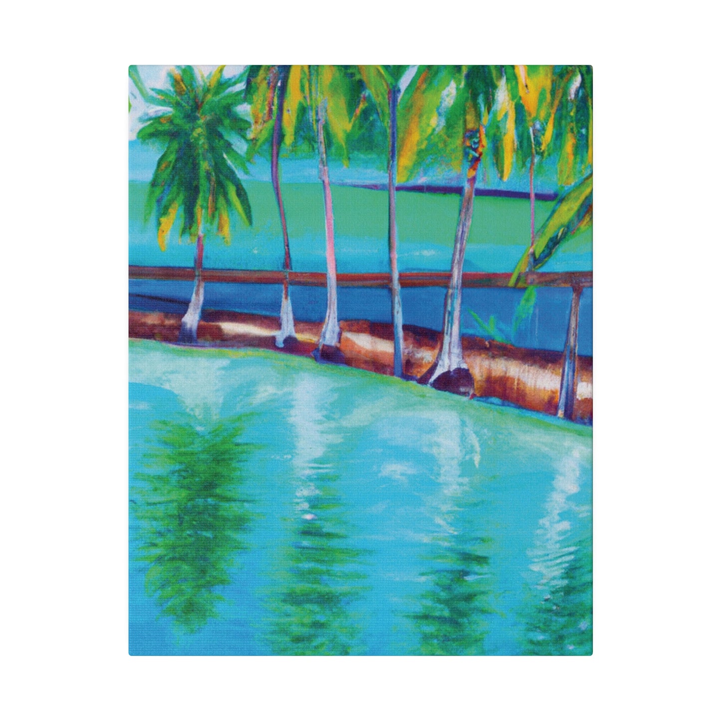 9214C - Bahamas Ocean Painting Print | Bahamas | Ocean | Beach | Poster | Home Decor | Wall Art | Canvas