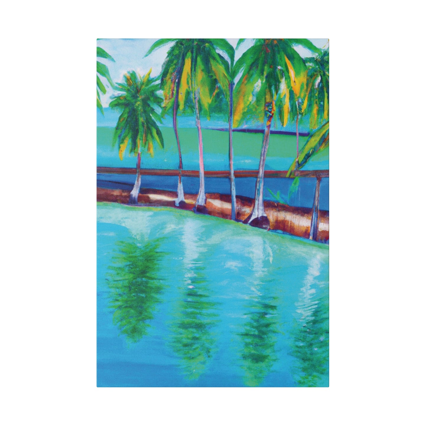 9214C - Bahamas Ocean Painting Print | Bahamas | Ocean | Beach | Poster | Home Decor | Wall Art | Canvas