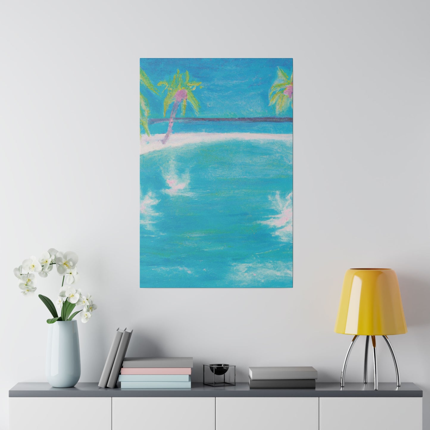 8348G - Bahamas Ocean Painting Print | Bahamas | Ocean | Beach | Poster | Home Decor | Wall Art | Canvas