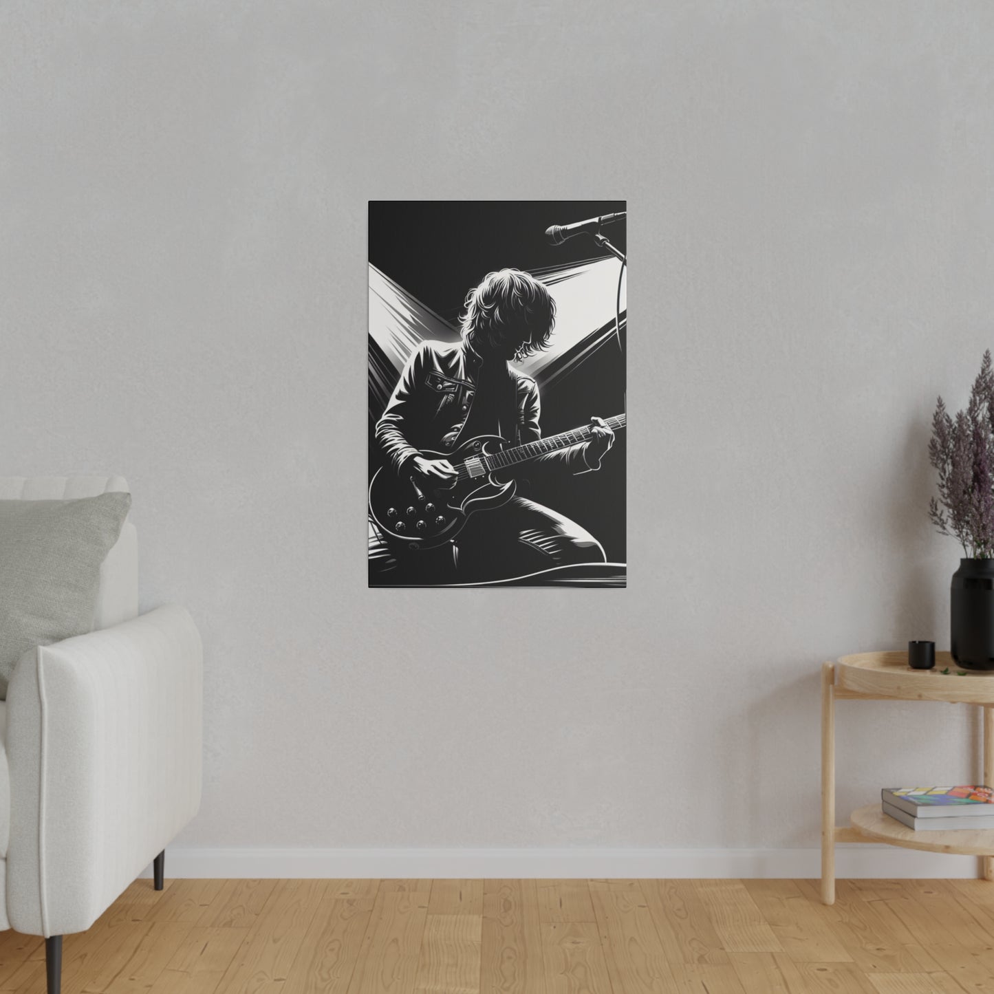 3921C - music art work, rockstar gifts, musician gift ideas, guitar art work, guitar artwork, guitar wall art canvas, playing guitar, decor