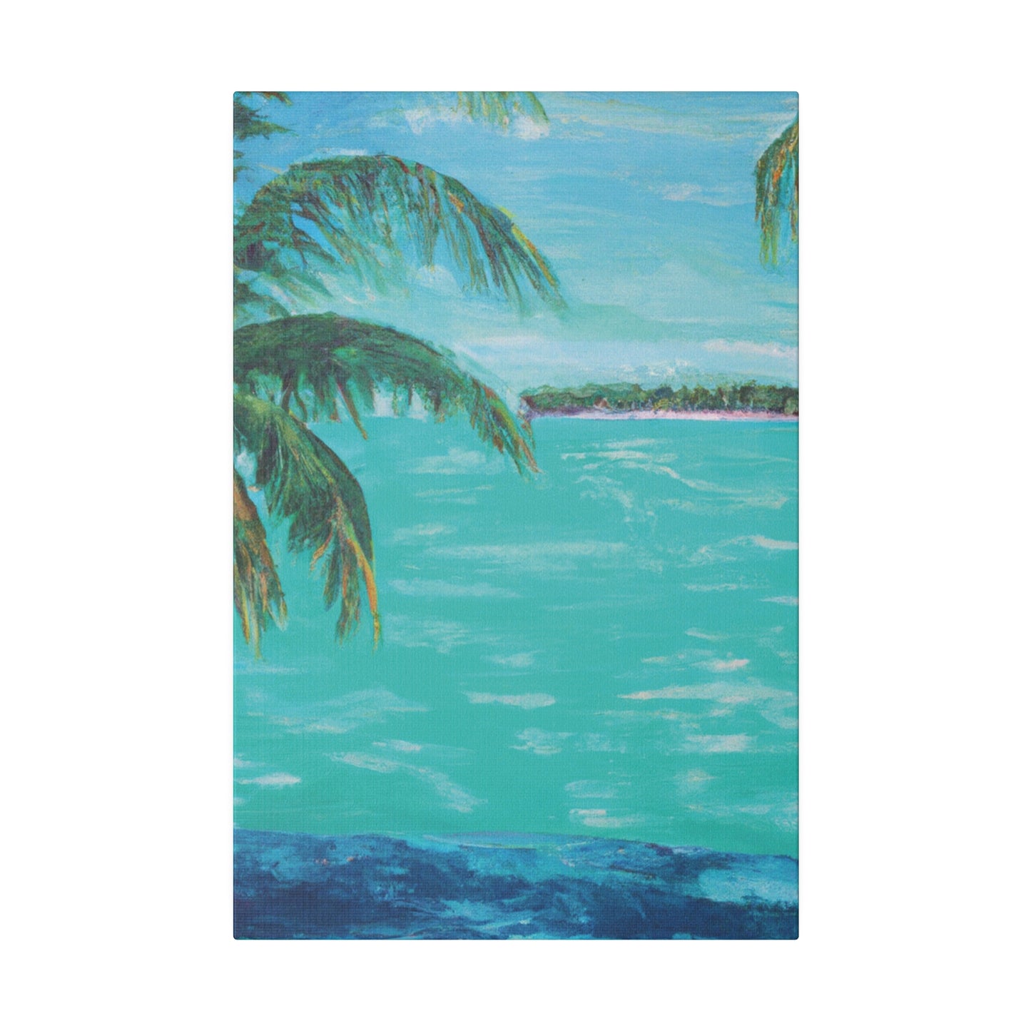 362P - Bahamas Ocean Painting Print | Bahamas | Ocean | Beach | Poster | Home Decor | Wall Art | Canvas