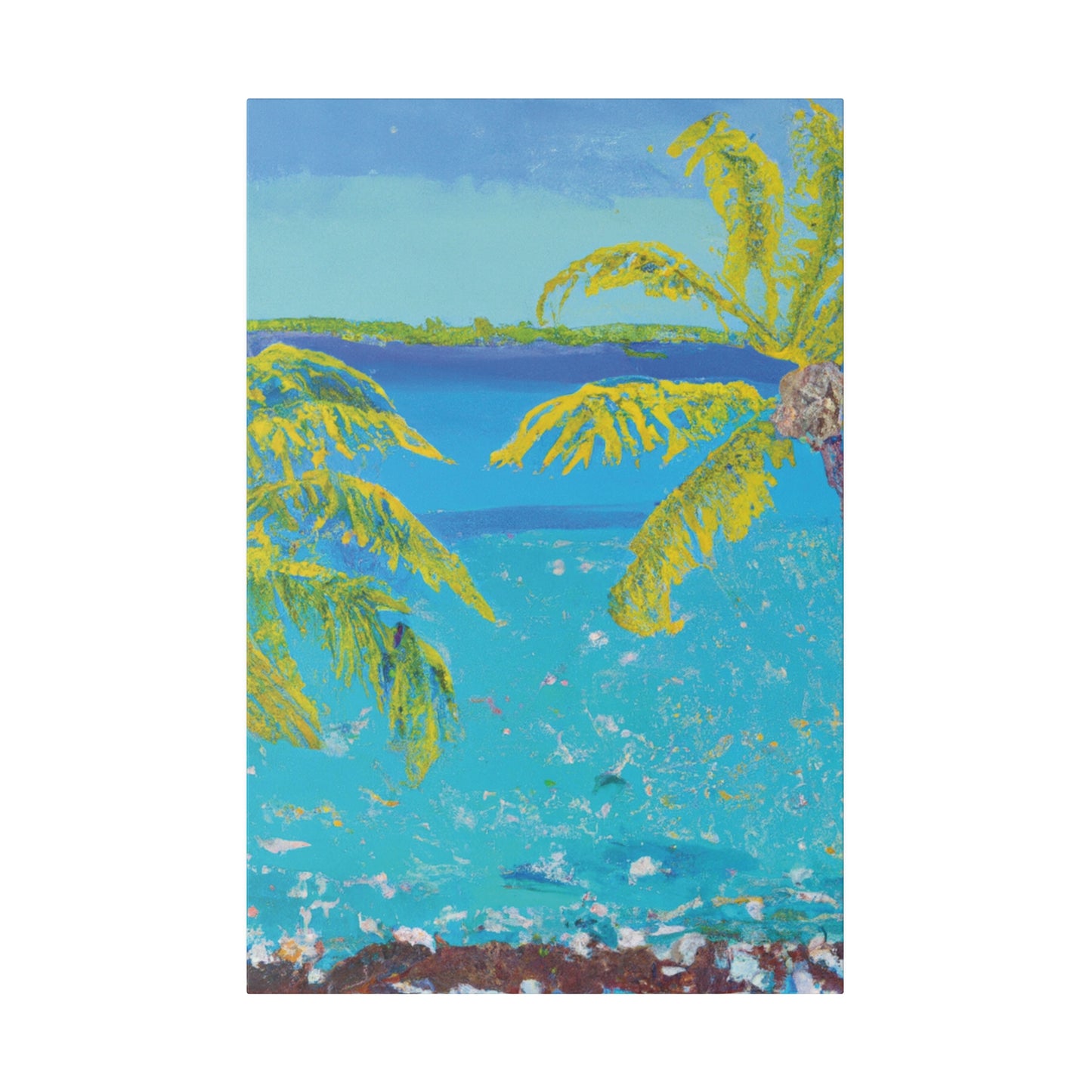 9282F - Bahamas Ocean Painting Print | Bahamas | Ocean | Beach | Poster | Home Decor | Wall Art | Canvas