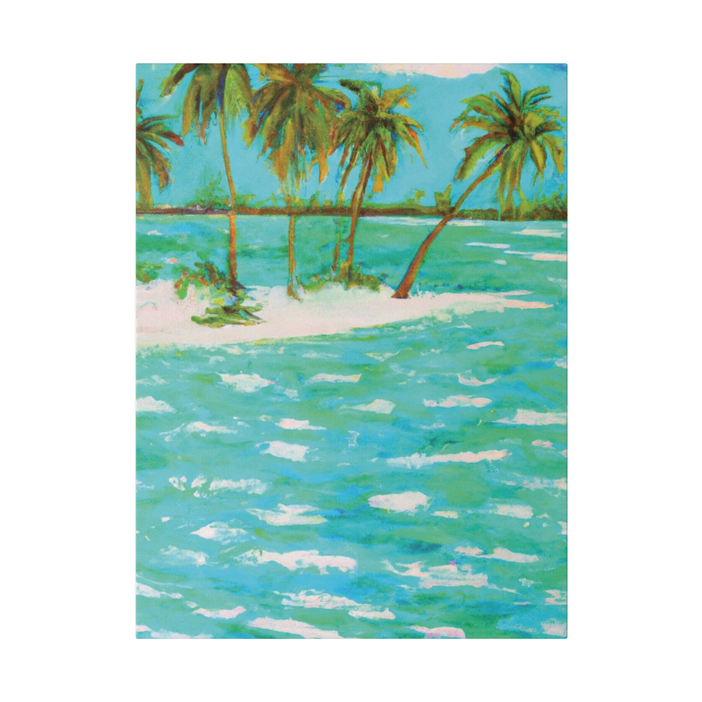 1193C - Bahamas Ocean Painting Print | Bahamas | Ocean | Beach | Poster | Home Decor | Wall Art | Canvas