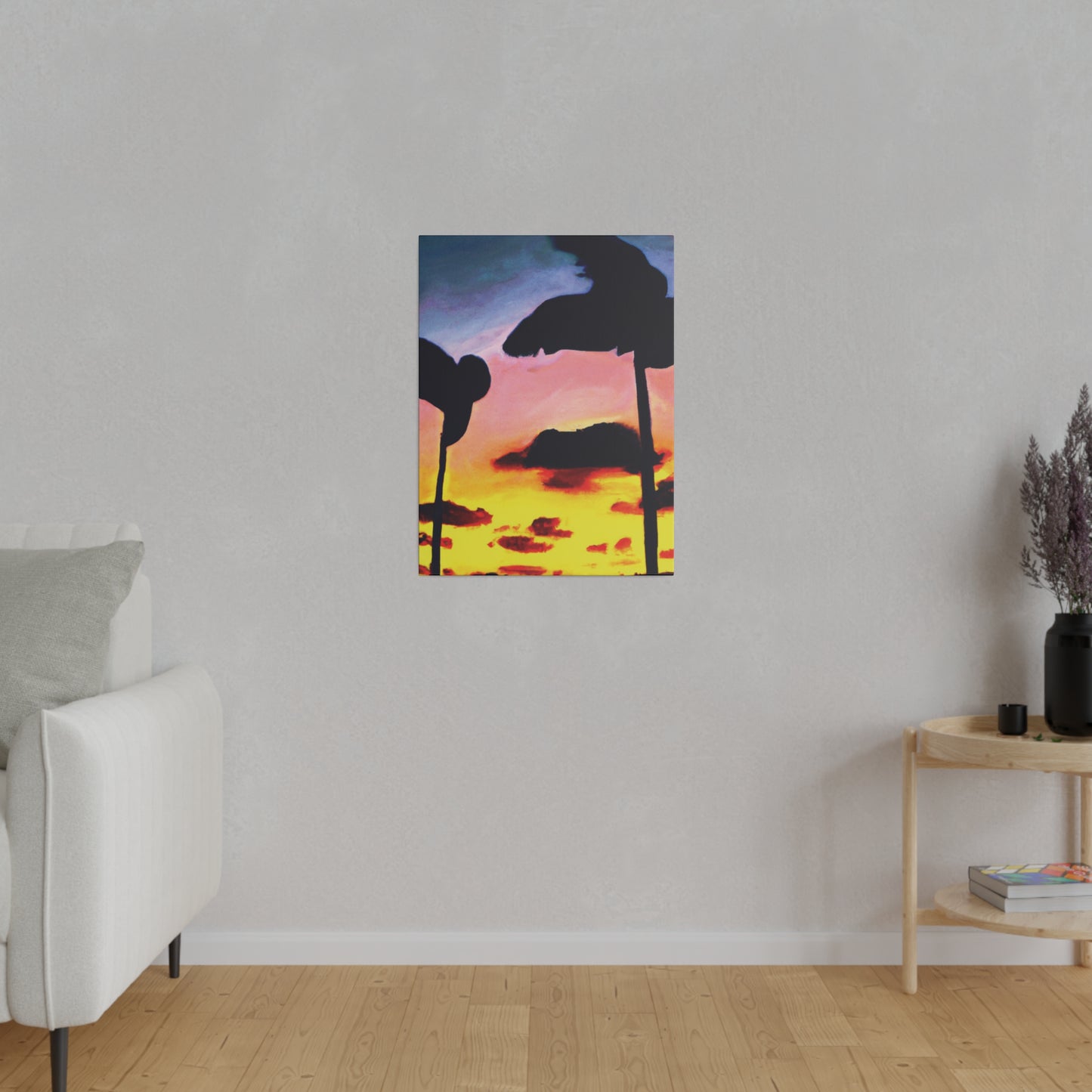 7515G - Miami Beach Sunset Painting Print | Miami | Beach | Sunset | Poster | Home Decor | Wall Art | Canvas