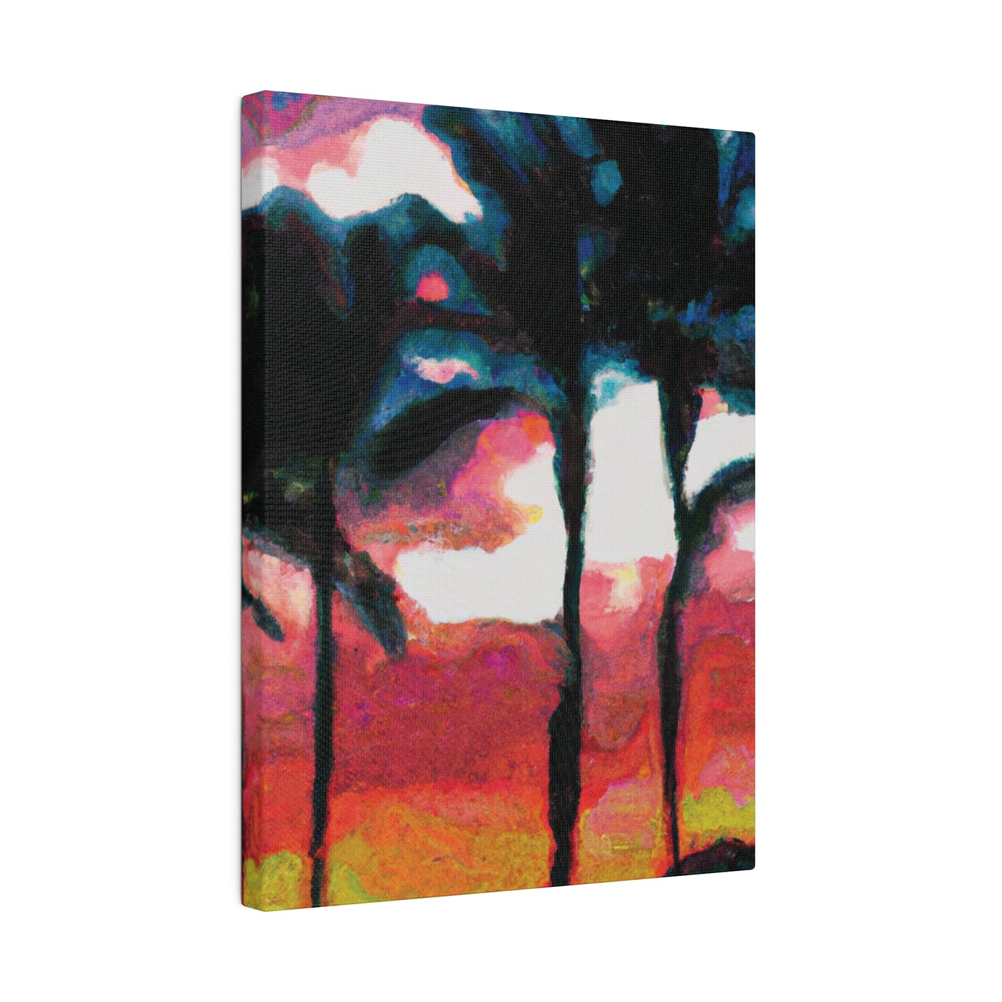 9677K - Miami Beach Sunset Painting Print | Miami | Beach | Sunset | Poster | Home Decor | Wall Art | Canvas