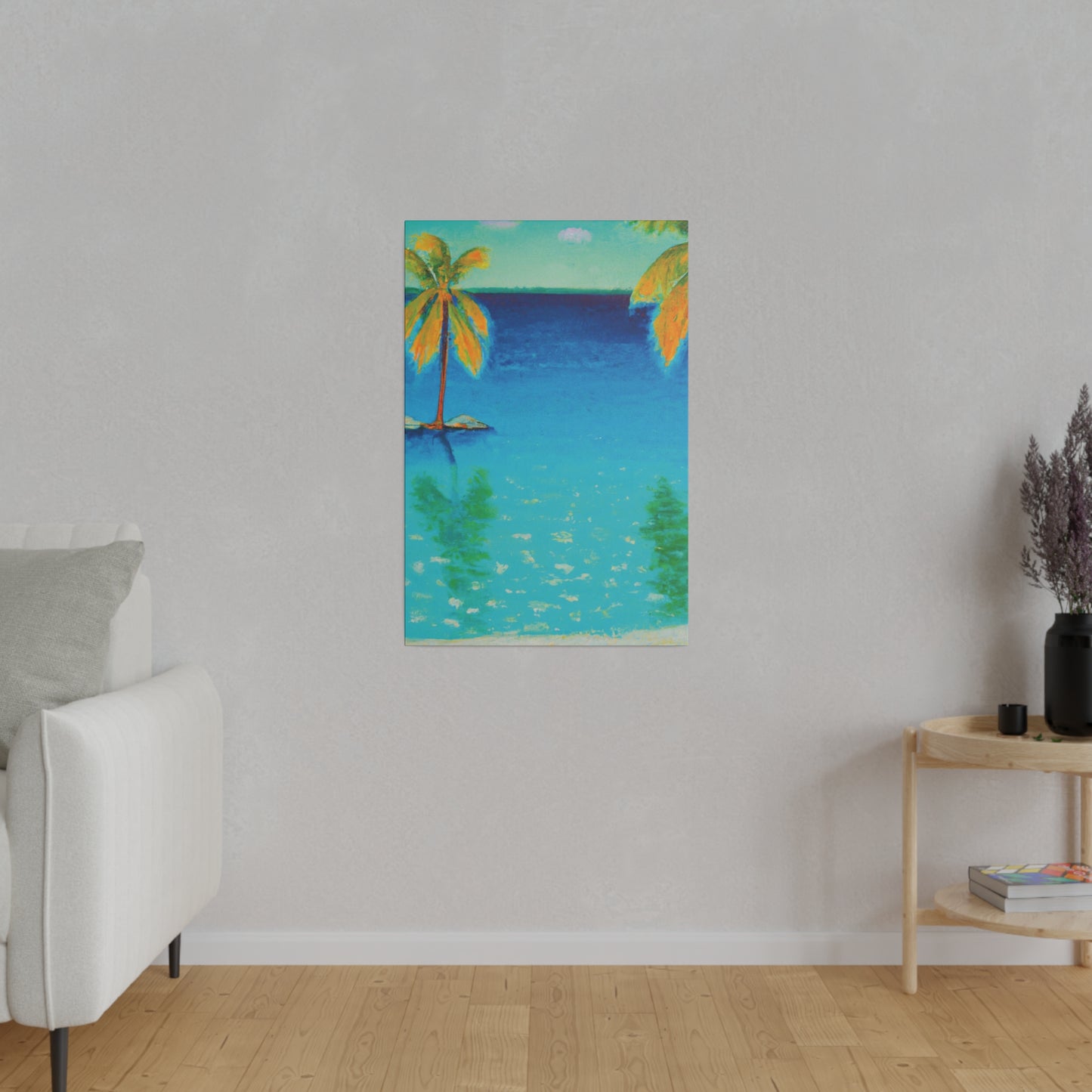 9234A - Bahamas Ocean Painting Print | Bahamas | Ocean | Beach | Poster | Home Decor | Wall Art | Canvas