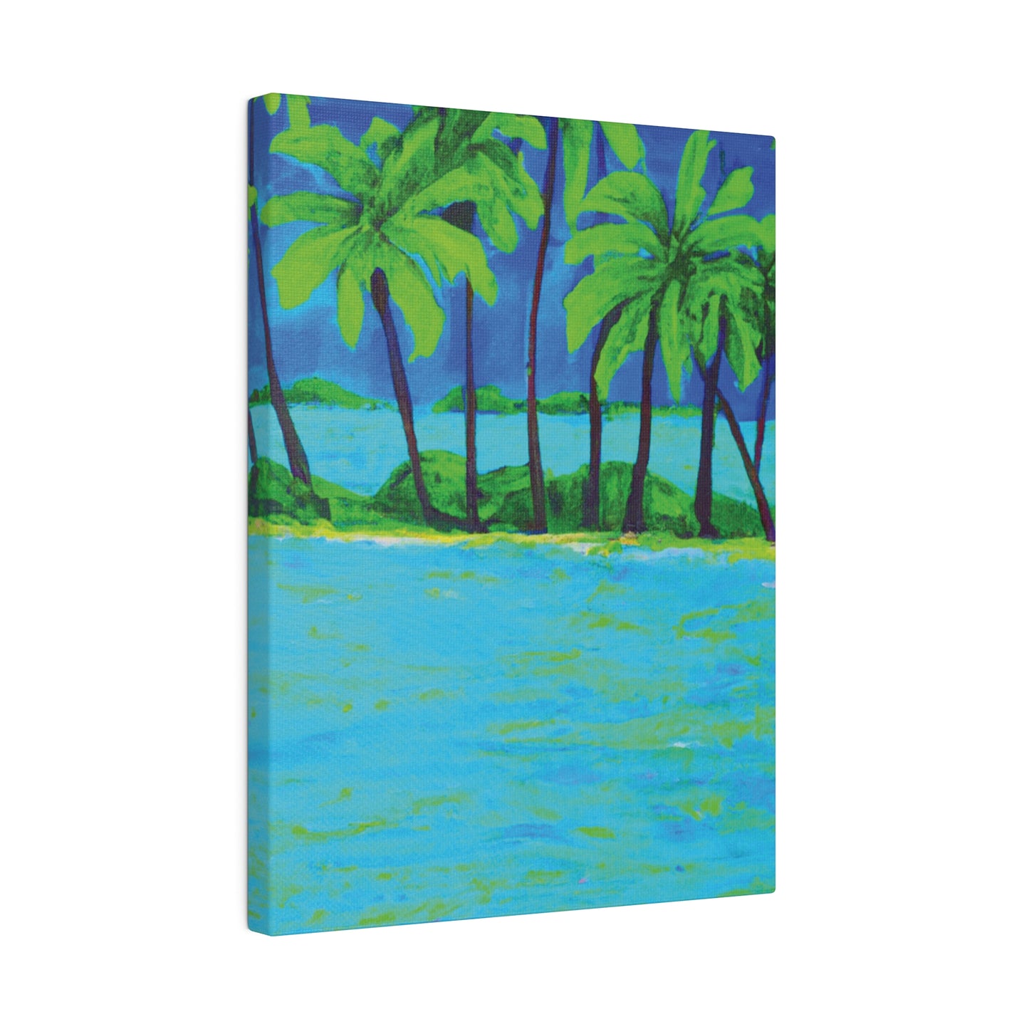 3148Z - Bahamas Ocean Painting Print | Bahamas | Ocean | Beach | Poster | Home Decor | Wall Art | Canvas