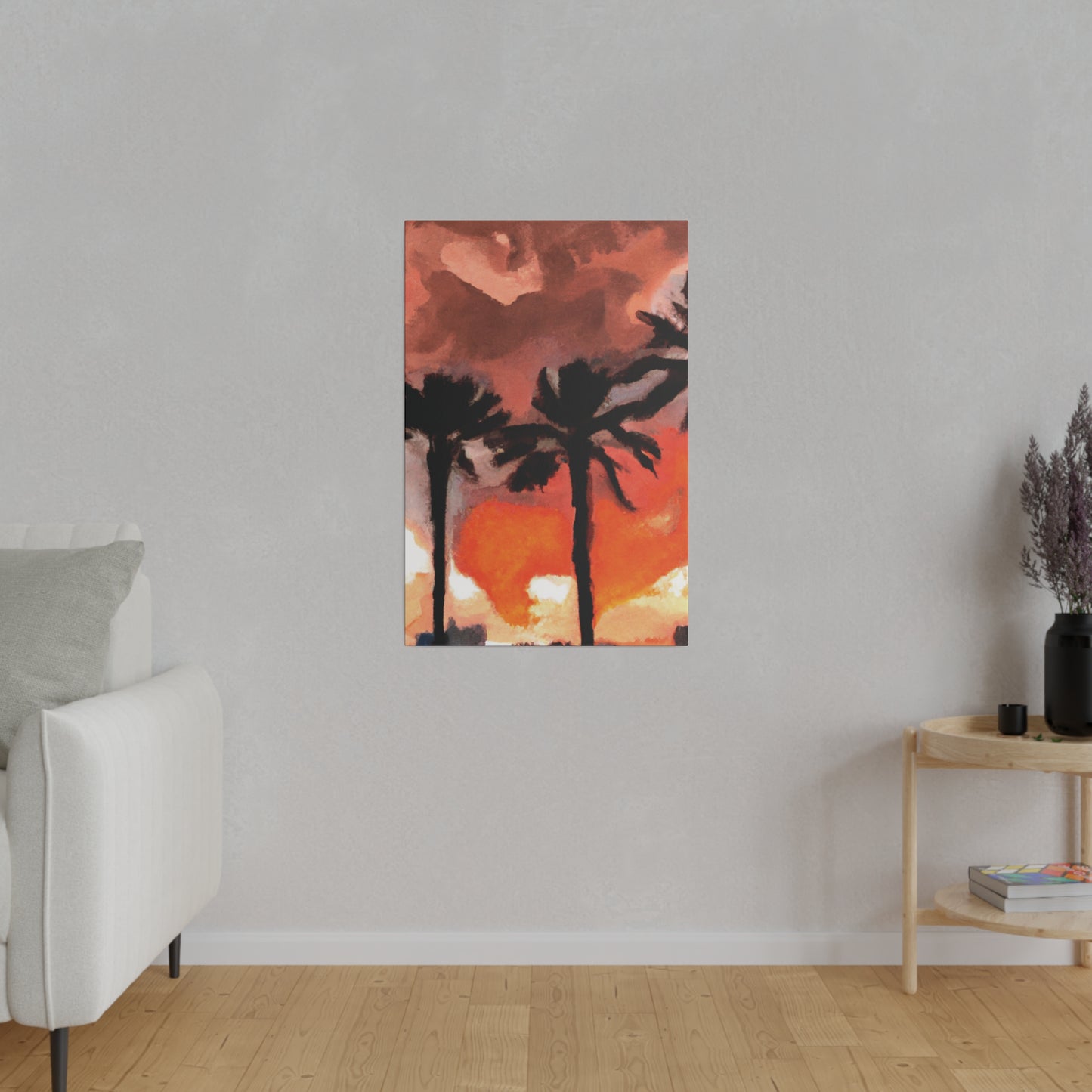 9073X - Miami Beach Sunset Painting Print | Miami | Beach | Sunset | Poster | Home Decor | Wall Art | Canvas