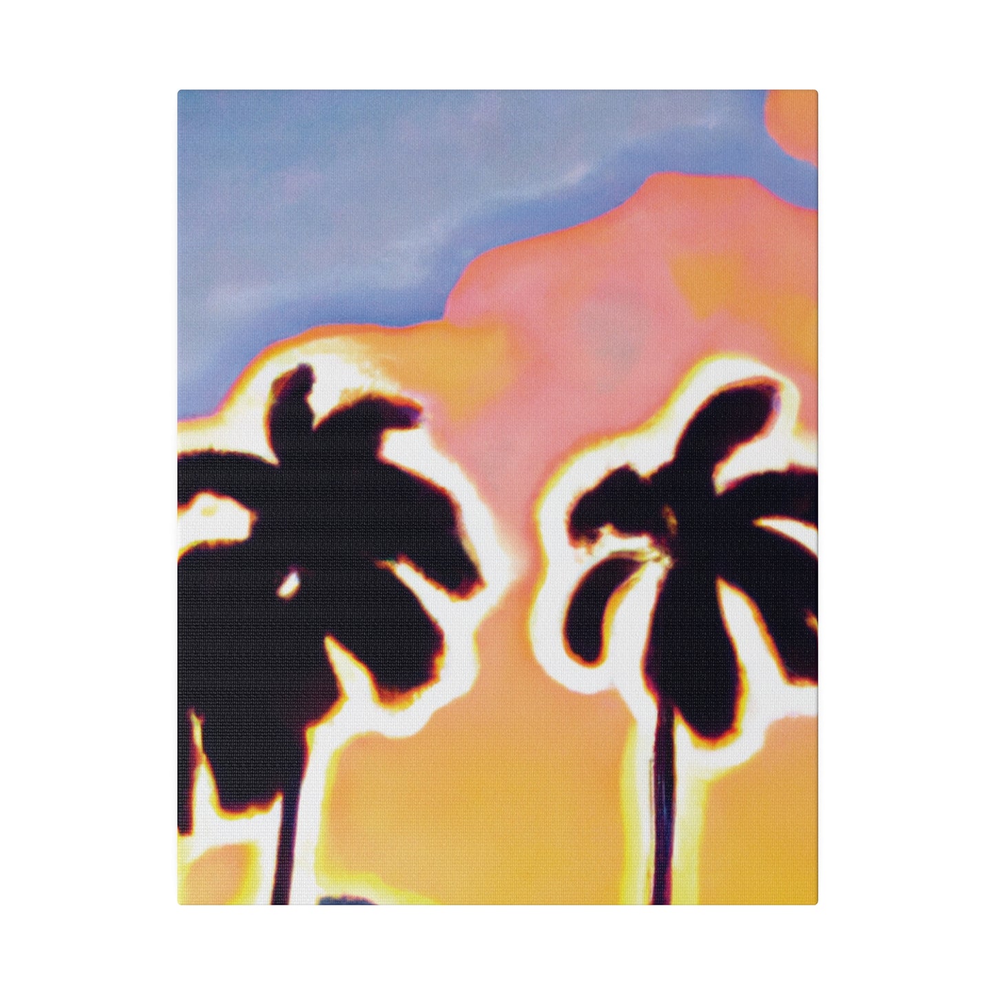 2766U - Miami Beach Sunset Painting Print | Miami | Beach | Sunset | Poster | Home Decor | Wall Art | Canvas