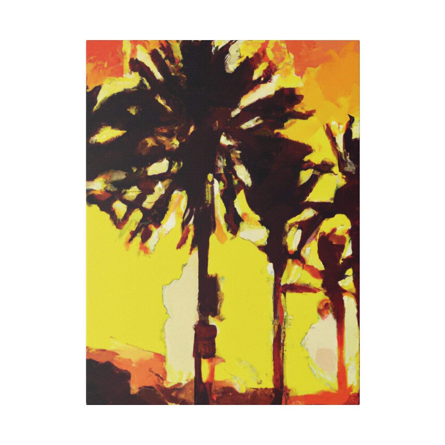 8336Q - Miami Beach Sunset Painting Print | Miami | Beach | Sunset | Poster | Home Decor | Wall Art | Canvas