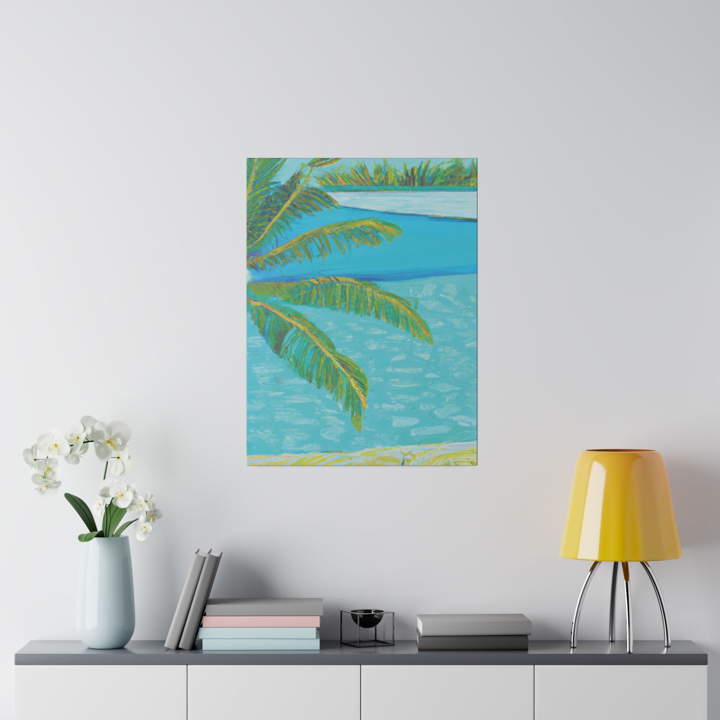 6398H - Bahamas Ocean Painting Print | Bahamas | Ocean | Beach | Poster | Home Decor | Wall Art | Canvas