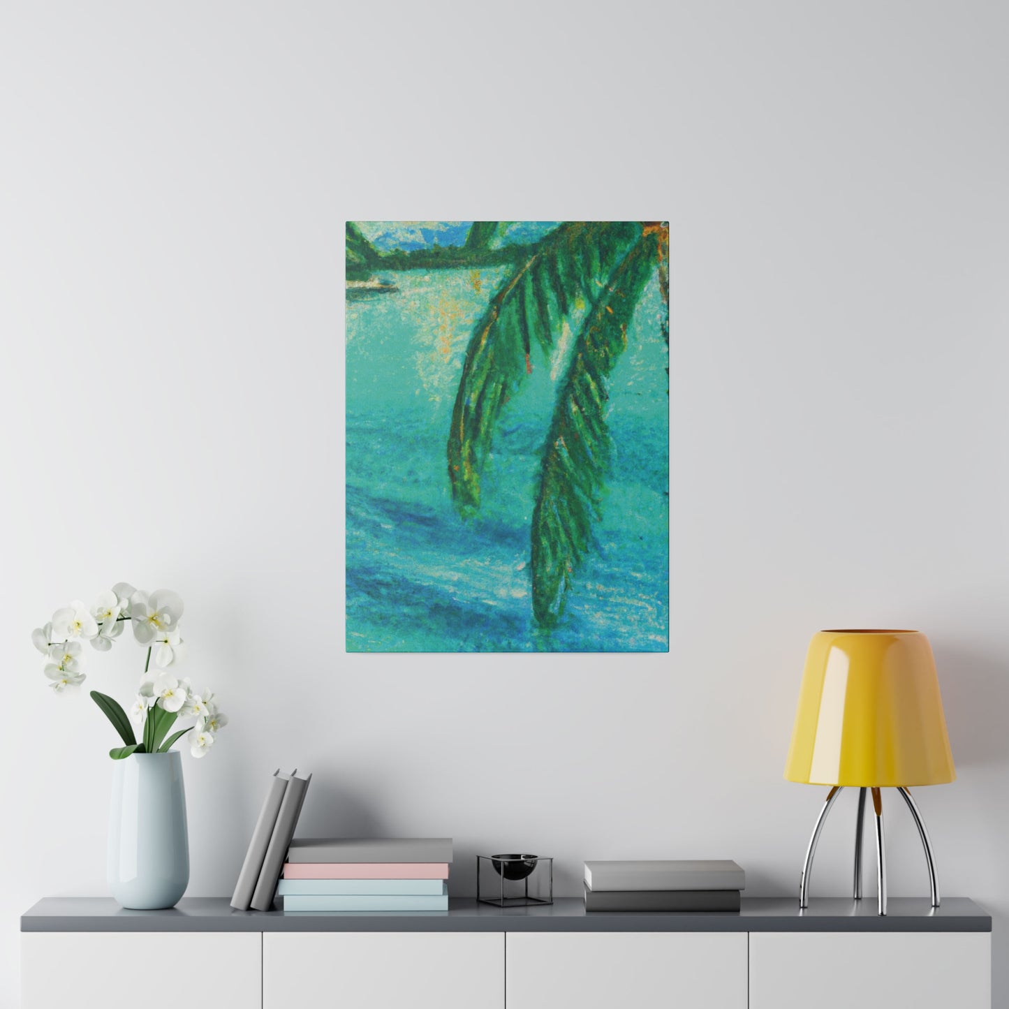 7714W - Bahamas Ocean Painting Print | Bahamas | Ocean | Beach | Poster | Home Decor | Wall Art | Canvas