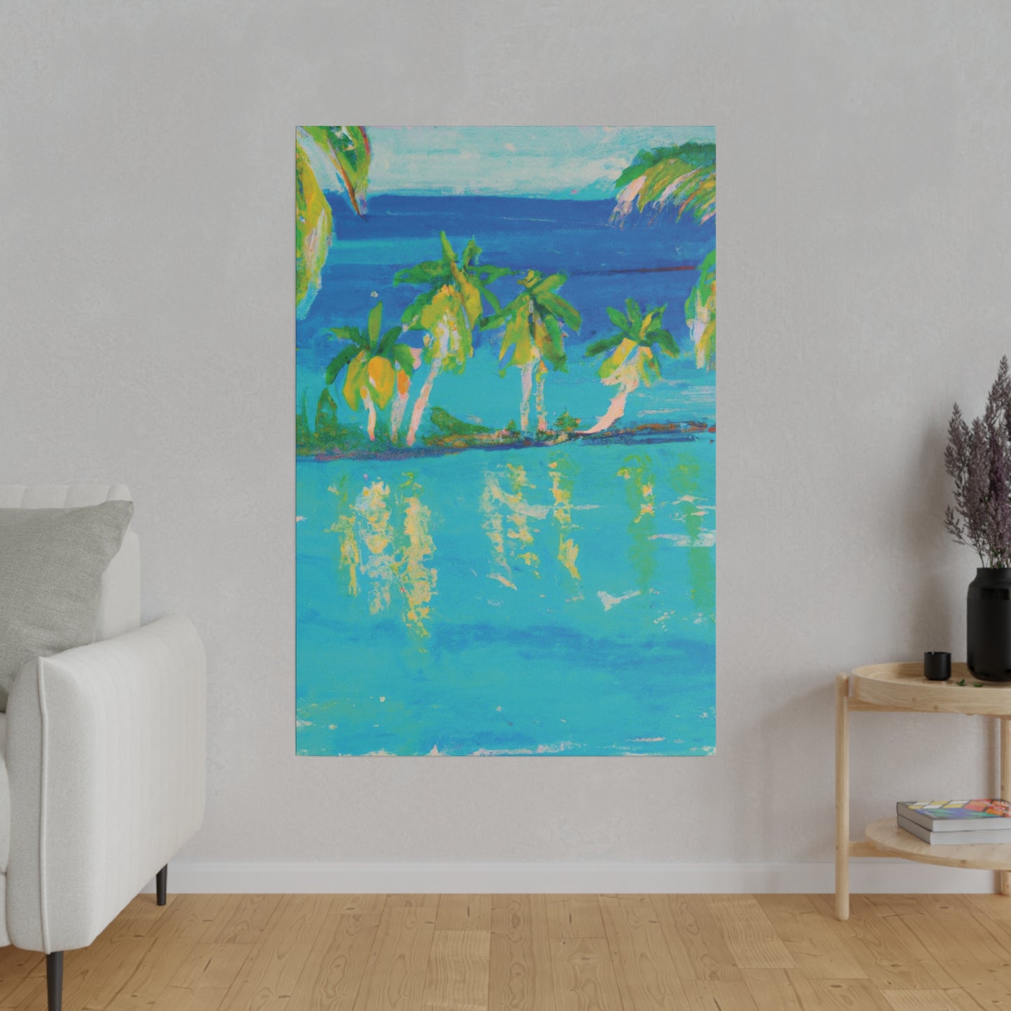 8637V - Bahamas Ocean Painting Print | Bahamas | Ocean | Beach | Poster | Home Decor | Wall Art | Canvas