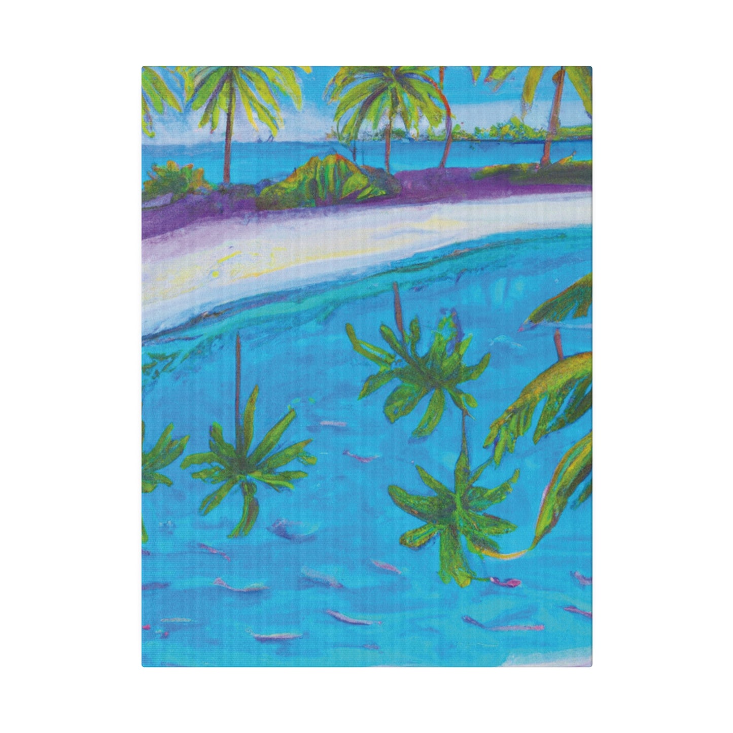 9138P - Bahamas Ocean Painting Print | Bahamas | Ocean | Beach | Poster | Home Decor | Wall Art | Canvas