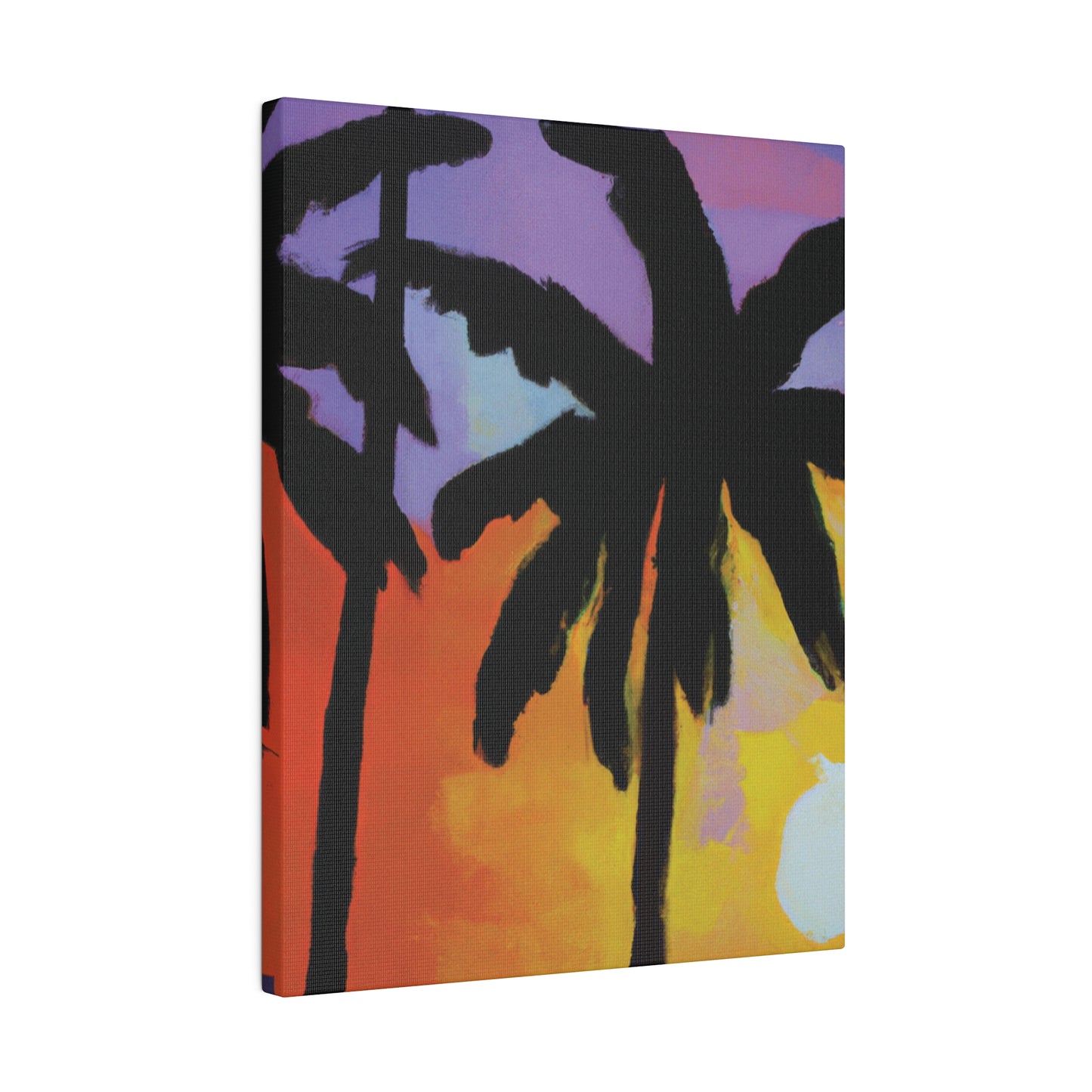 8594V - Miami Beach Sunset Painting Print | Miami | Beach | Sunset | Poster | Home Decor | Wall Art | Canvas