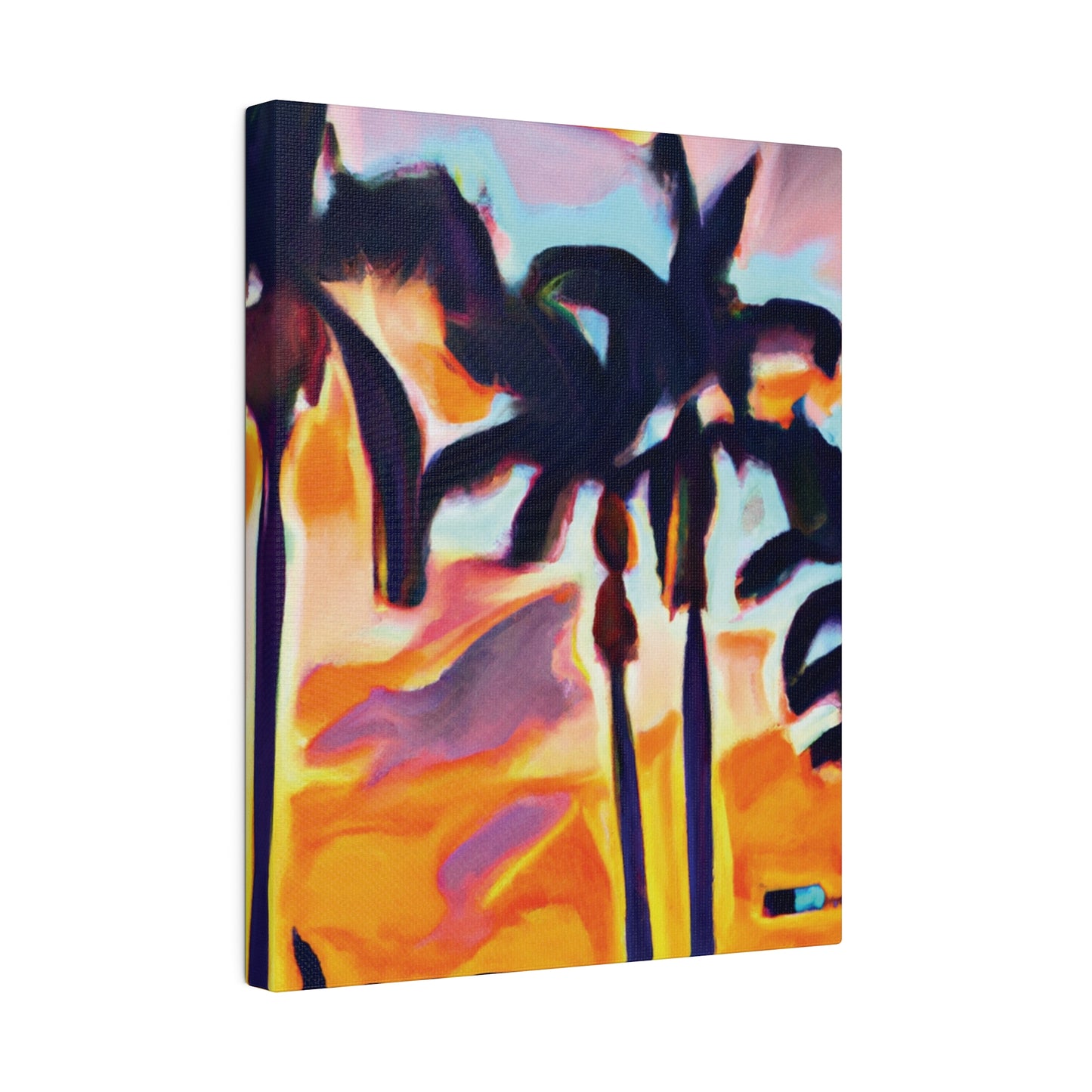 9435K - Miami Beach Sunset Painting Print | Miami | Beach | Sunset | Poster | Home Decor | Wall Art | Canvas