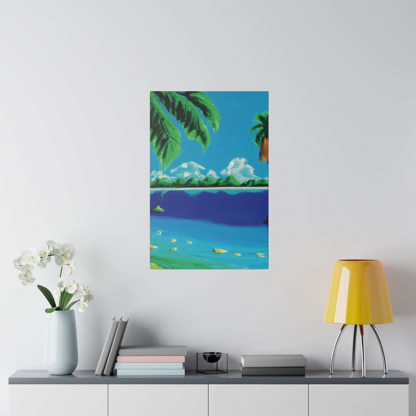 8246P - Bahamas Ocean Painting Print | Bahamas | Ocean | Beach | Poster | Home Decor | Wall Art | Canvas