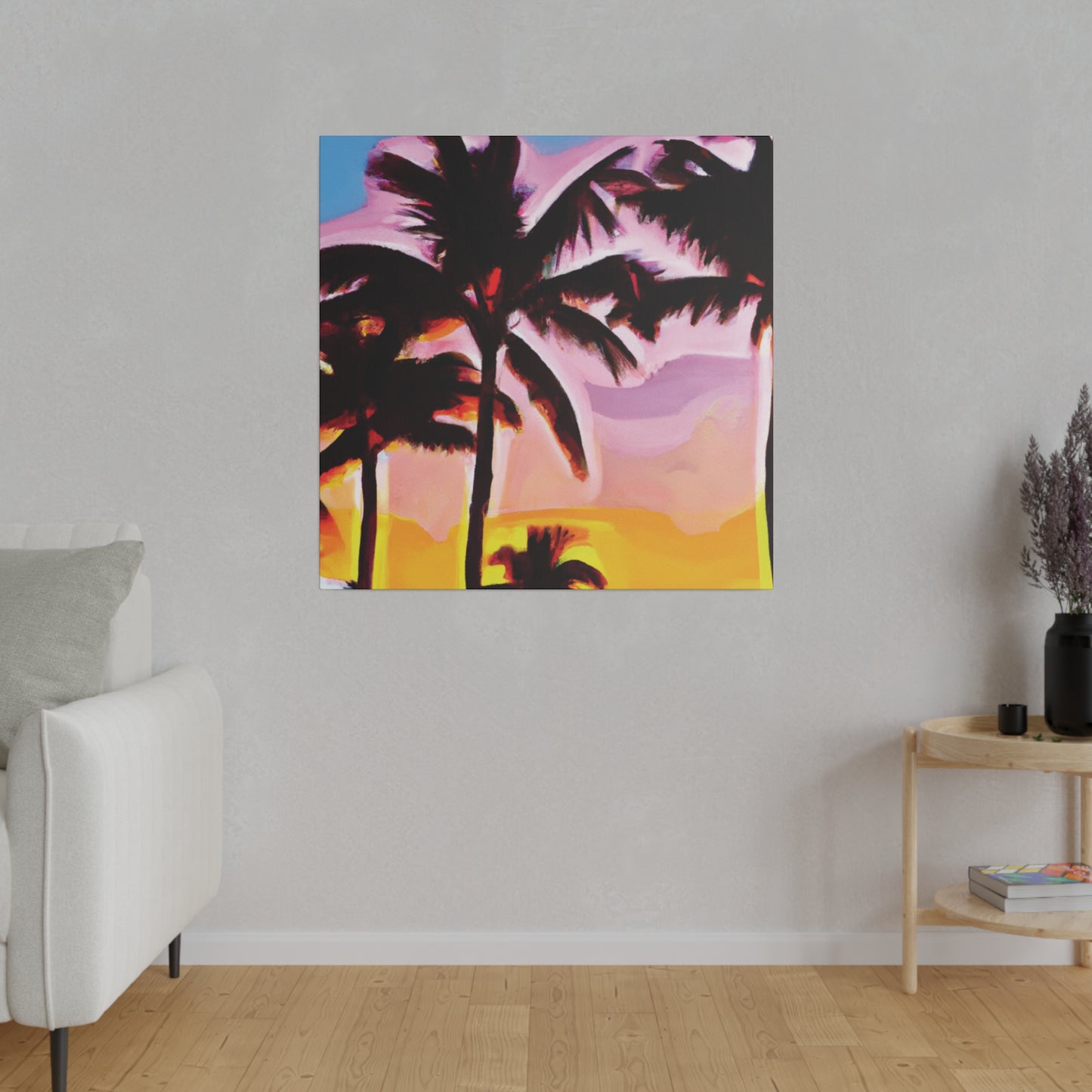 742X - Miami Beach Sunset Painting Print | Miami | Beach | Sunset | Poster | Home Decor | Wall Art | Canvas