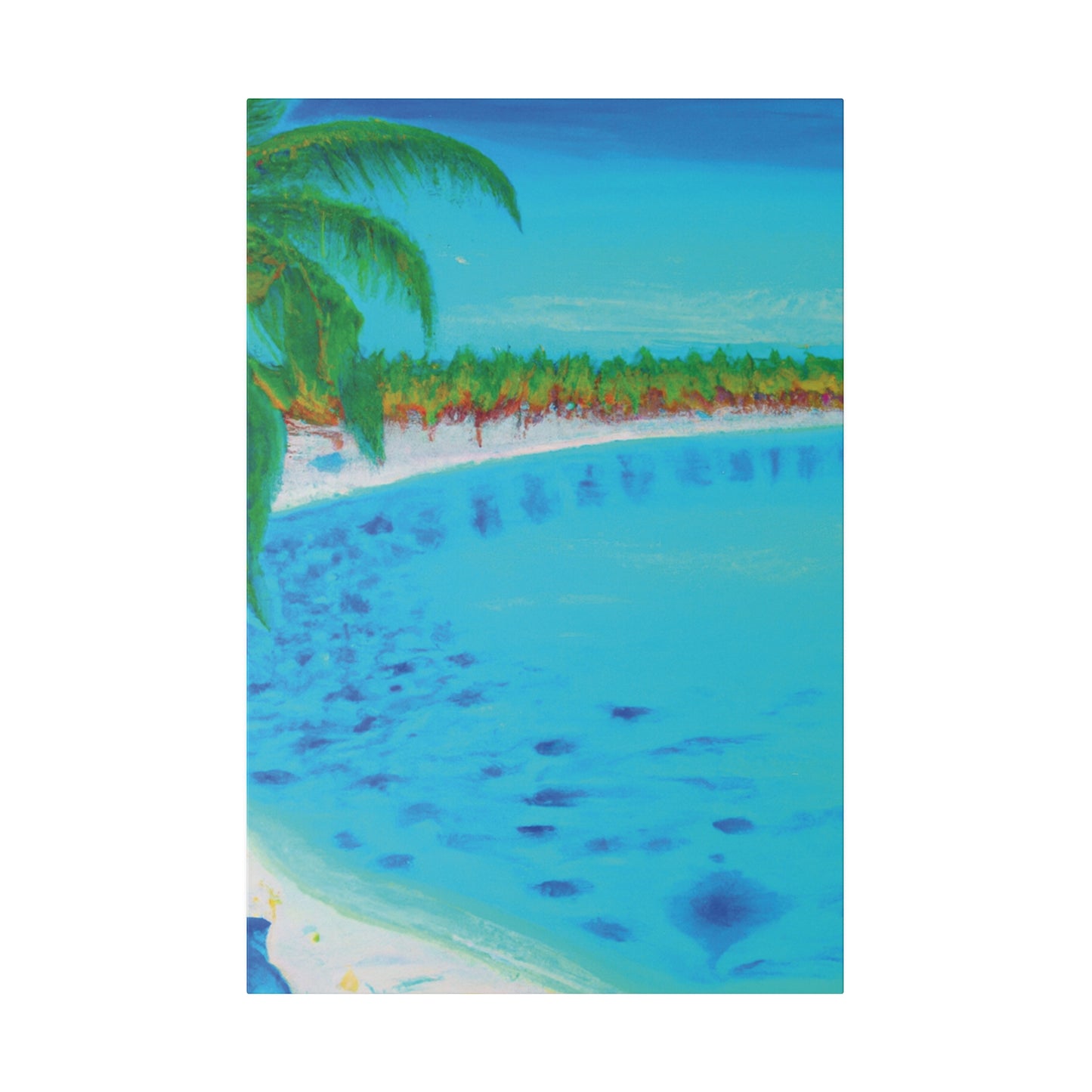 9677R - Bahamas Ocean Painting Print | Bahamas | Ocean | Beach | Poster | Home Decor | Wall Art | Canvas