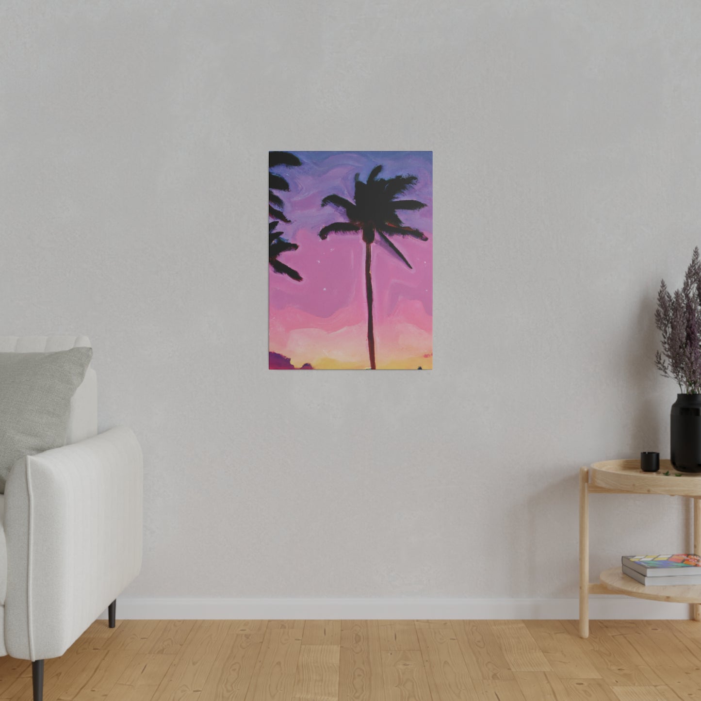 7801Y - Miami Beach Sunset Painting Print | Miami | Beach | Sunset | Poster | Home Decor | Wall Art | Canvas