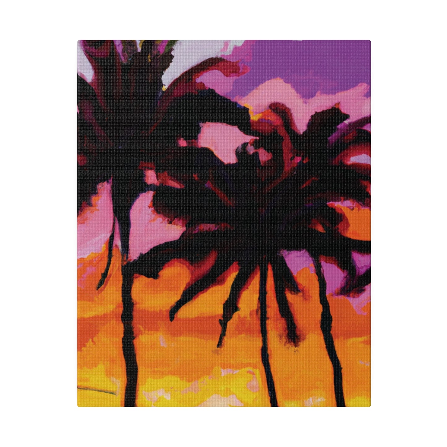 8367T - Miami Beach Sunset Painting Print | Miami | Beach | Sunset | Poster | Home Decor | Wall Art | Canvas