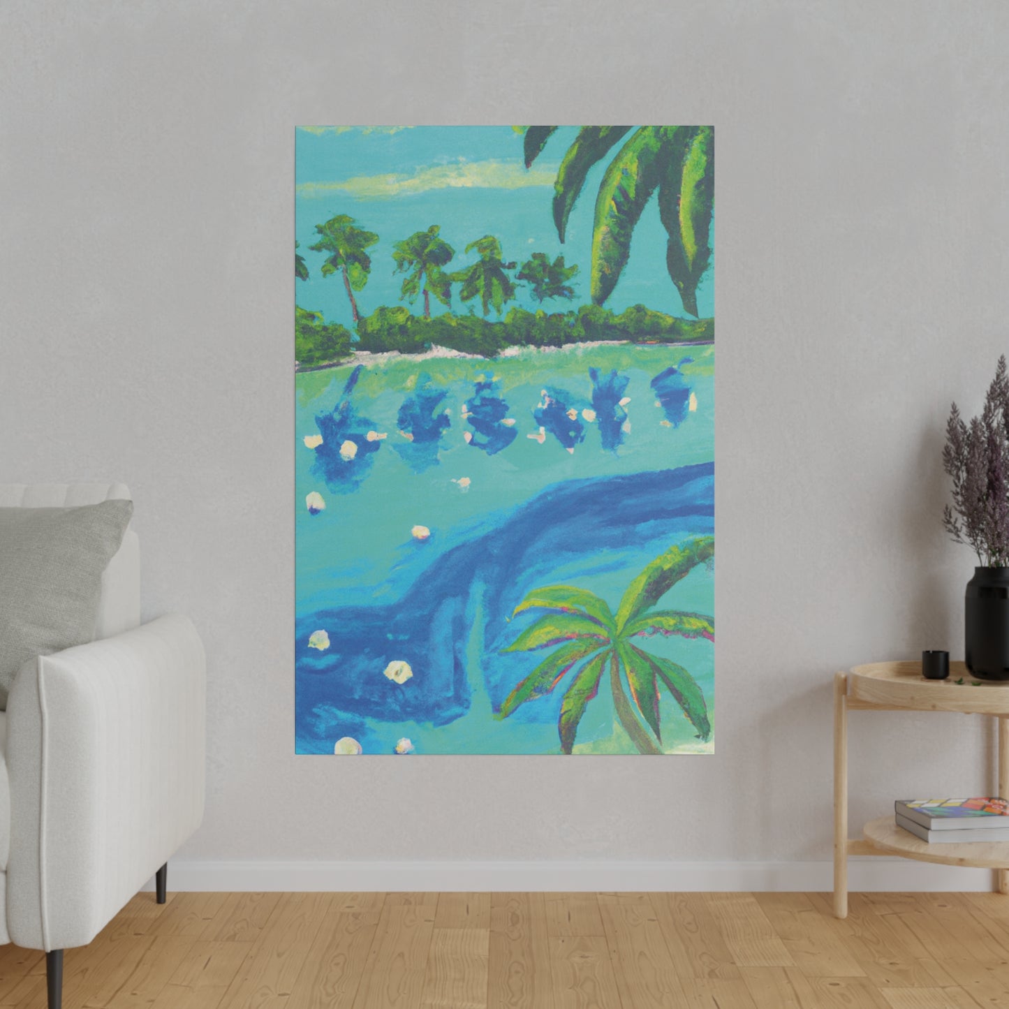 7772T - Bahamas Ocean Painting Print | Bahamas | Ocean | Beach | Poster | Home Decor | Wall Art | Canvas