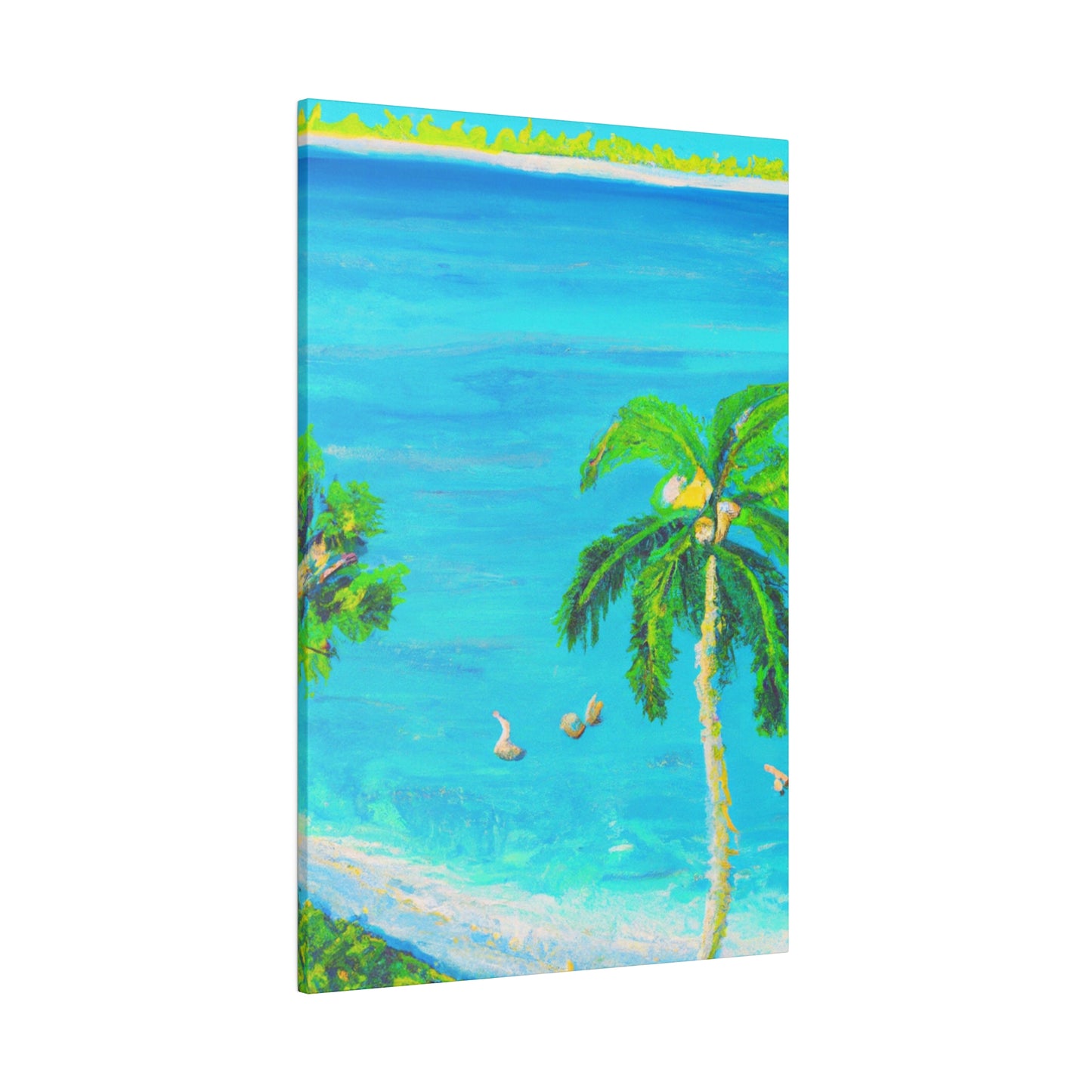 3749J - Bahamas Ocean Painting Print | Bahamas | Ocean | Beach | Poster | Home Decor | Wall Art | Canvas