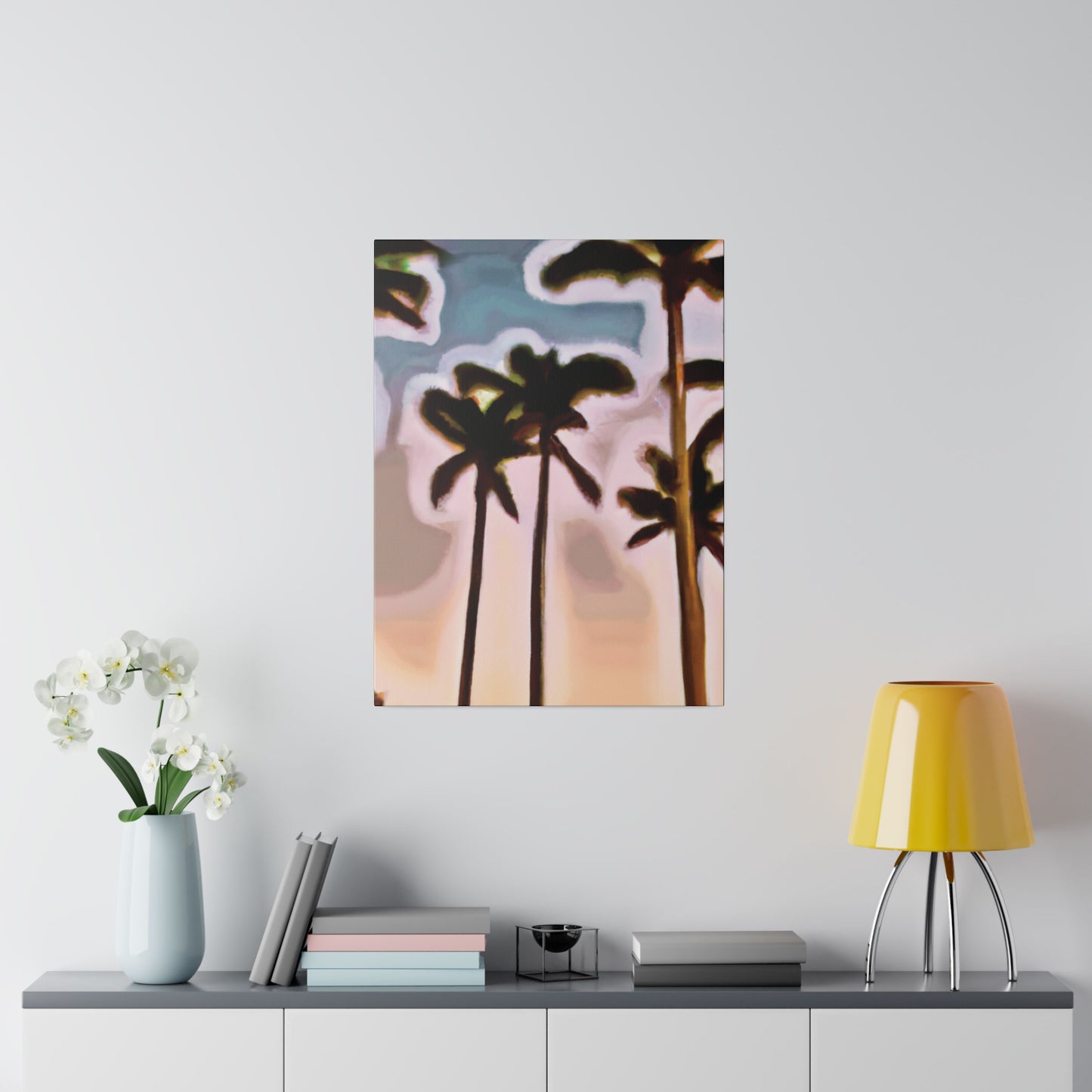 4828Q - Miami Beach Sunset Painting Print | Miami | Beach | Sunset | Poster | Home Decor | Wall Art | Canvas